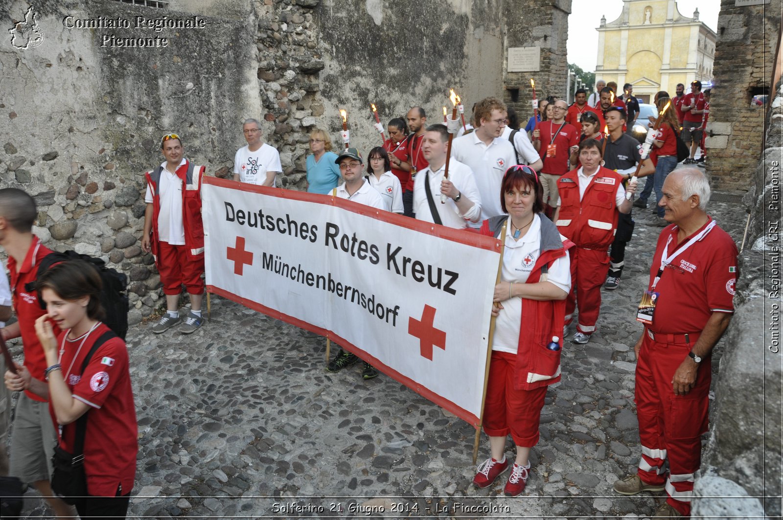 Solferino 21 iugno 2014 - La Fiaccolata - Croce Rossa Italiana - Comitato Regionale del Piemonte