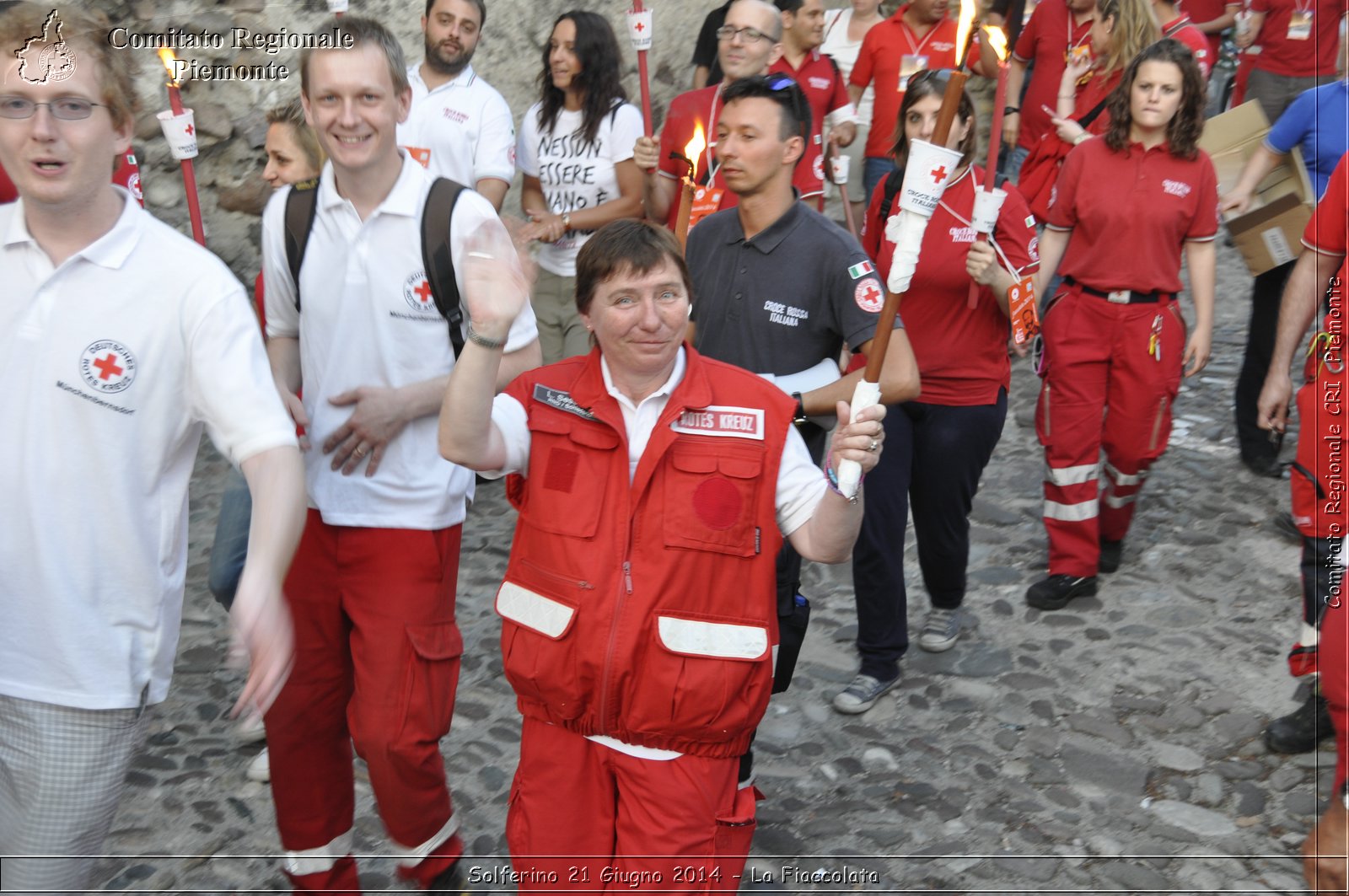 Solferino 21 iugno 2014 - La Fiaccolata - Croce Rossa Italiana - Comitato Regionale del Piemonte