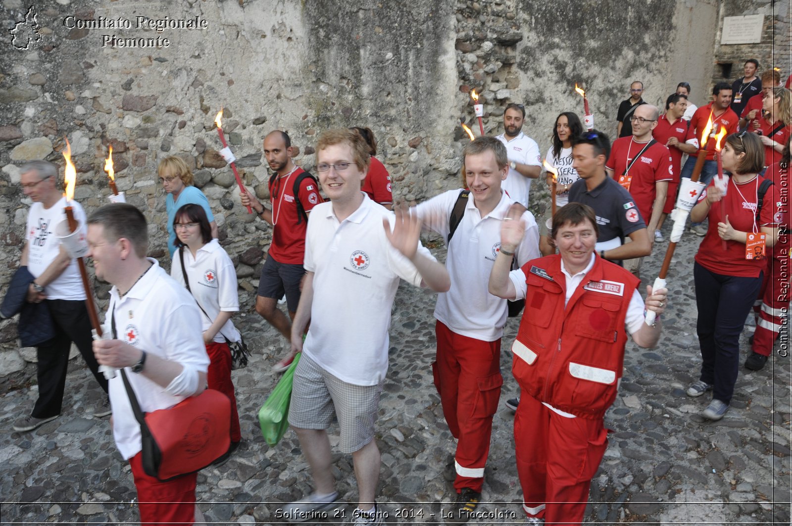 Solferino 21 iugno 2014 - La Fiaccolata - Croce Rossa Italiana - Comitato Regionale del Piemonte