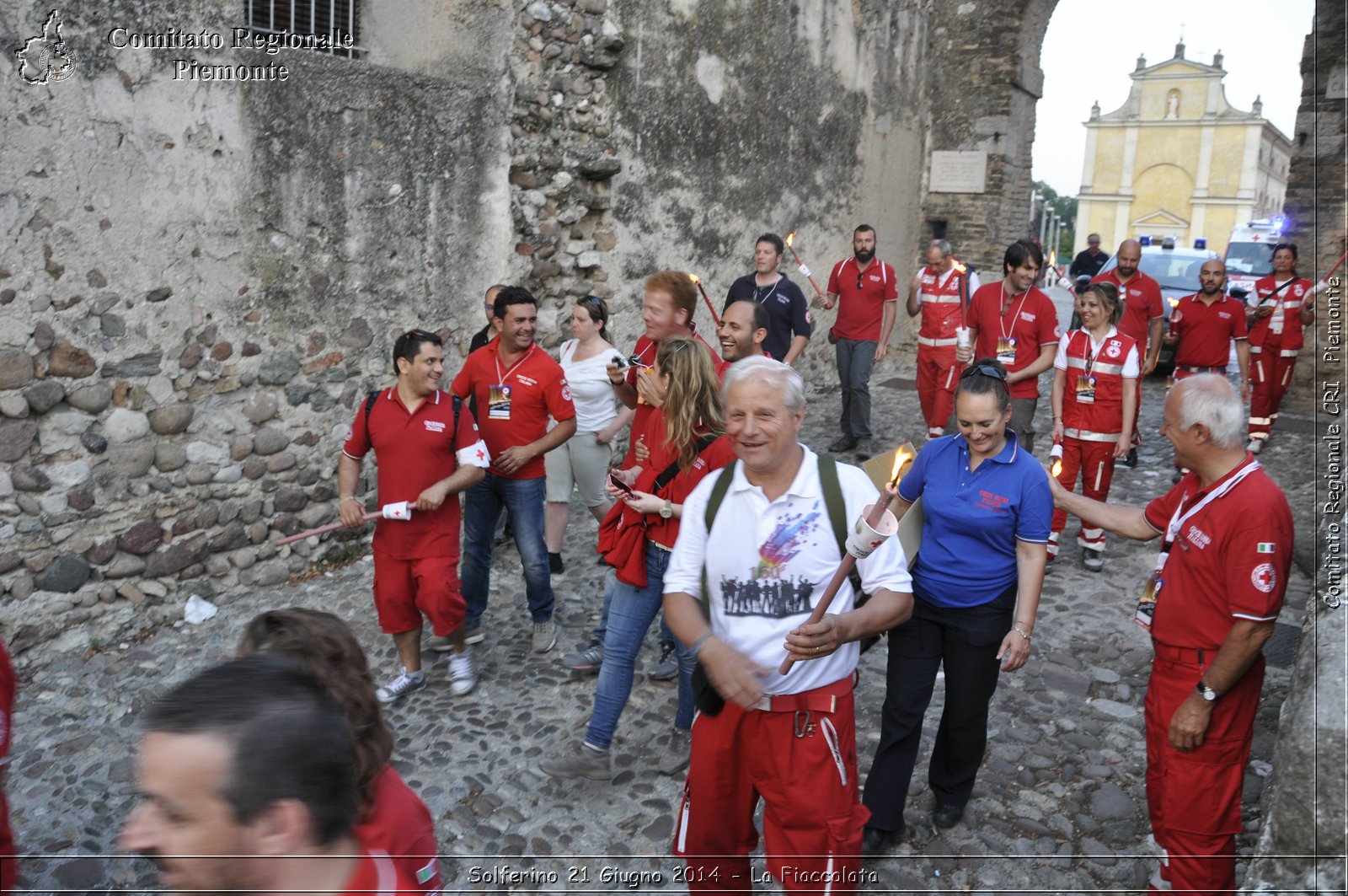 Solferino 21 iugno 2014 - La Fiaccolata - Croce Rossa Italiana - Comitato Regionale del Piemonte