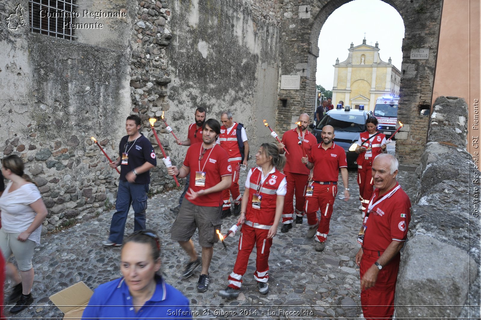 Solferino 21 iugno 2014 - La Fiaccolata - Croce Rossa Italiana - Comitato Regionale del Piemonte