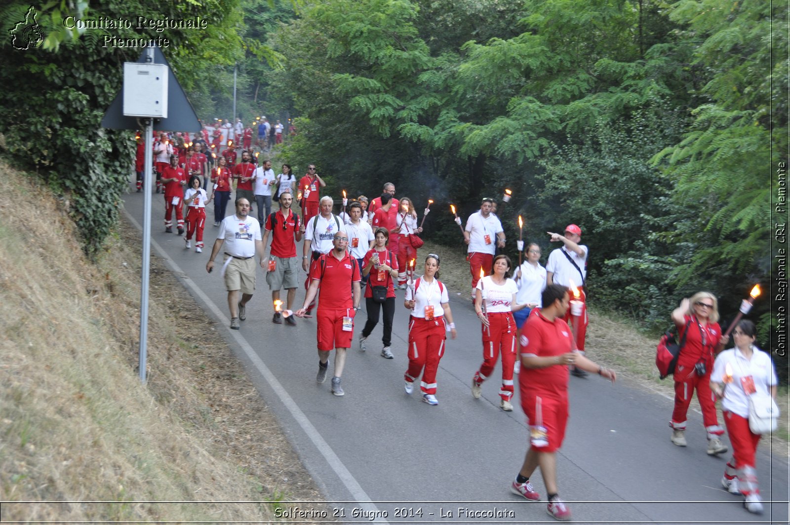 Solferino 21 iugno 2014 - La Fiaccolata - Croce Rossa Italiana - Comitato Regionale del Piemonte