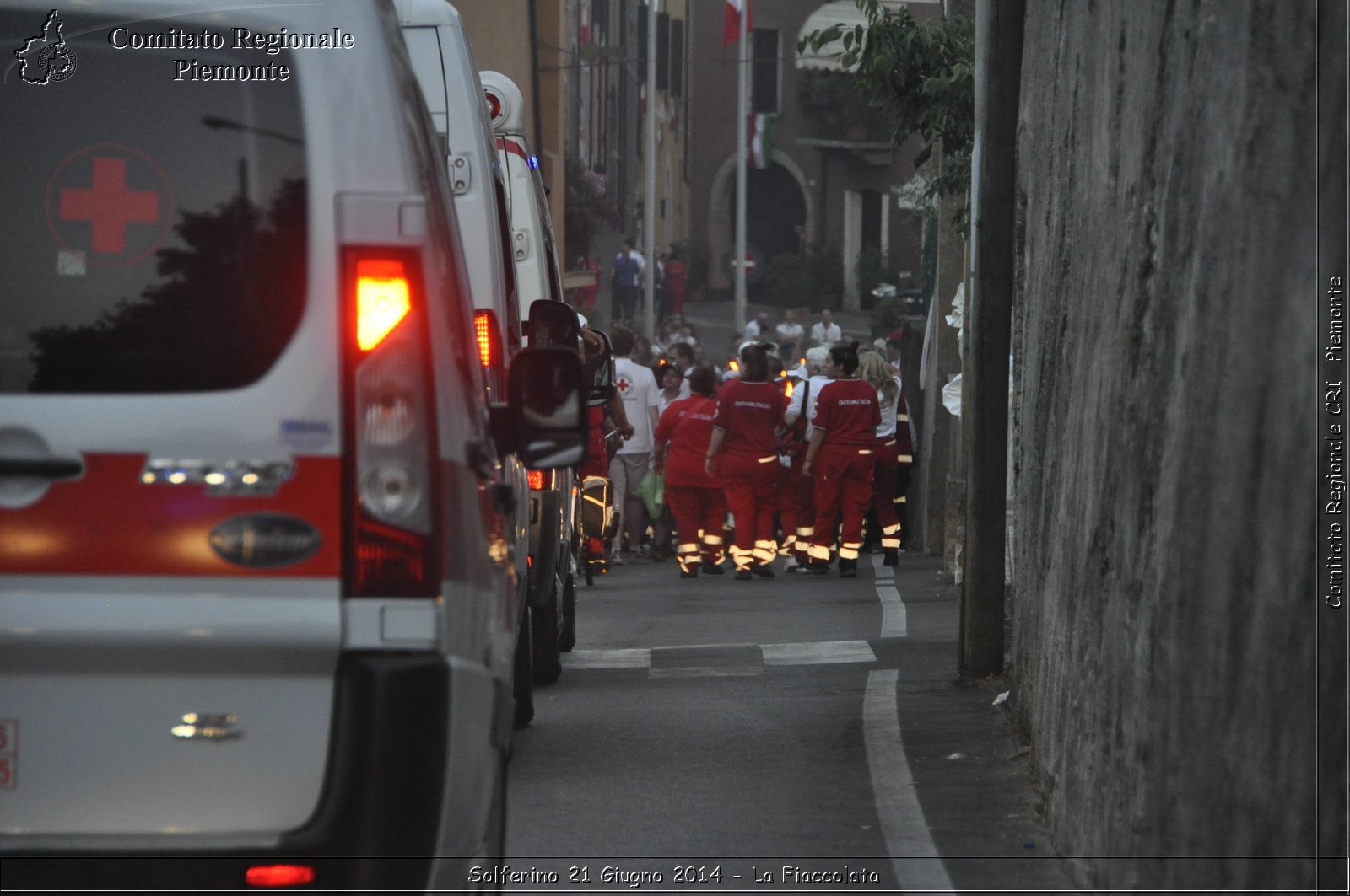 Solferino 21 iugno 2014 - La Fiaccolata - Croce Rossa Italiana - Comitato Regionale del Piemonte