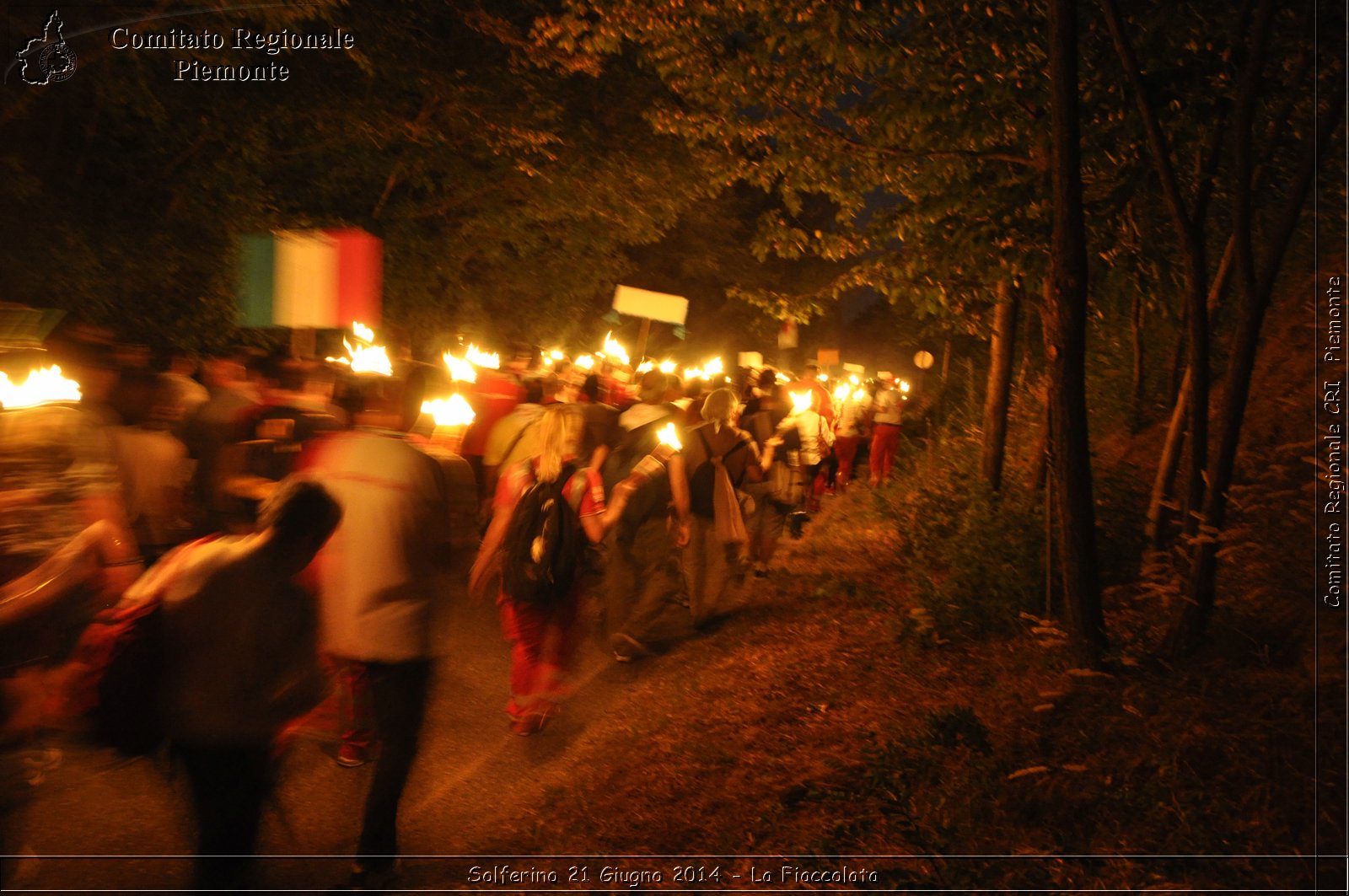 Solferino 21 iugno 2014 - La Fiaccolata - Croce Rossa Italiana - Comitato Regionale del Piemonte