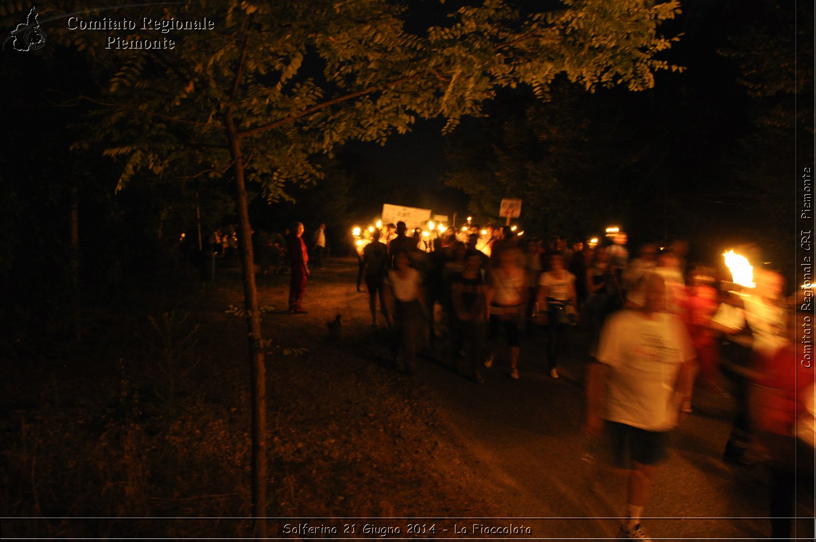 Solferino 21 iugno 2014 - La Fiaccolata - Croce Rossa Italiana - Comitato Regionale del Piemonte