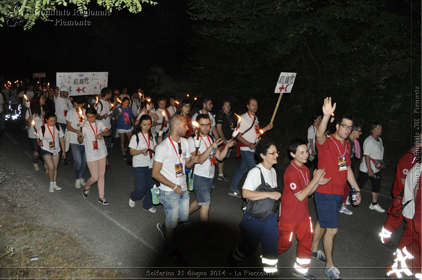 Solferino 21 iugno 2014 - La Fiaccolata - Croce Rossa Italiana - Comitato Regionale del Piemonte