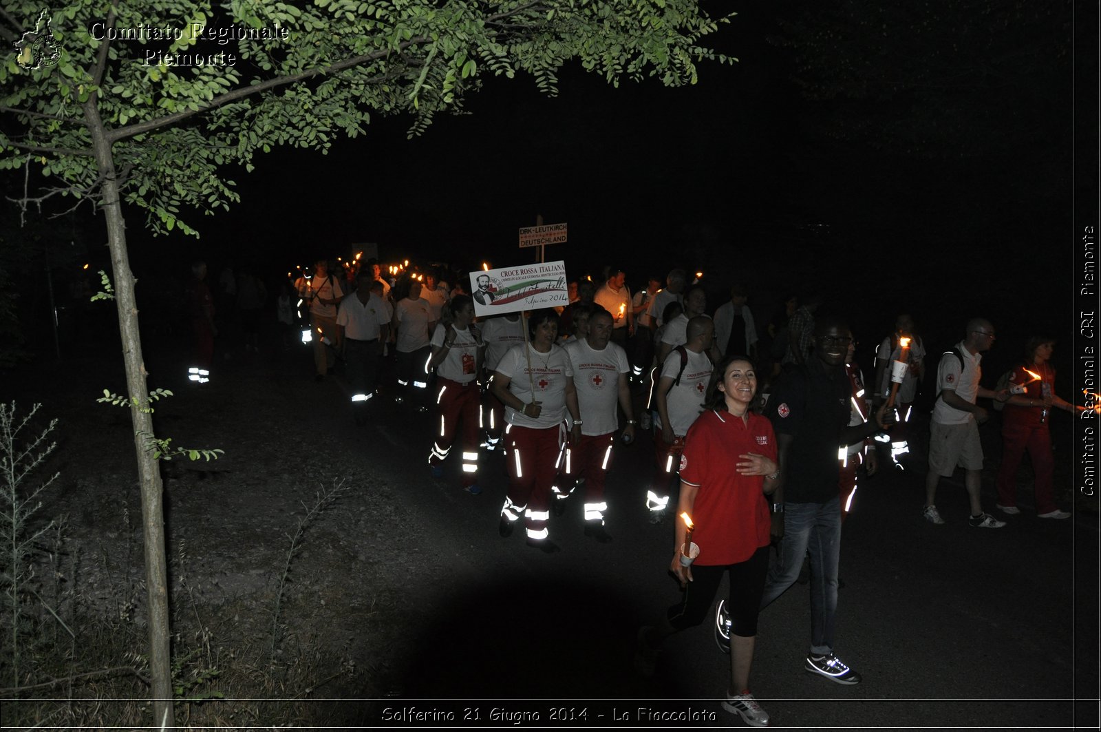 Solferino 21 iugno 2014 - La Fiaccolata - Croce Rossa Italiana - Comitato Regionale del Piemonte