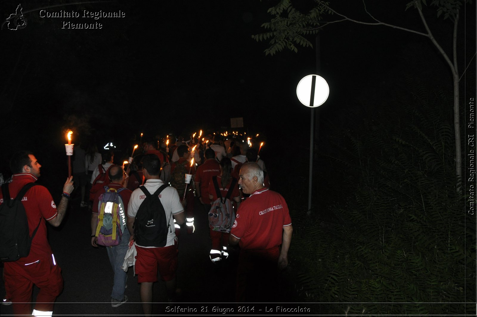 Solferino 21 iugno 2014 - La Fiaccolata - Croce Rossa Italiana - Comitato Regionale del Piemonte