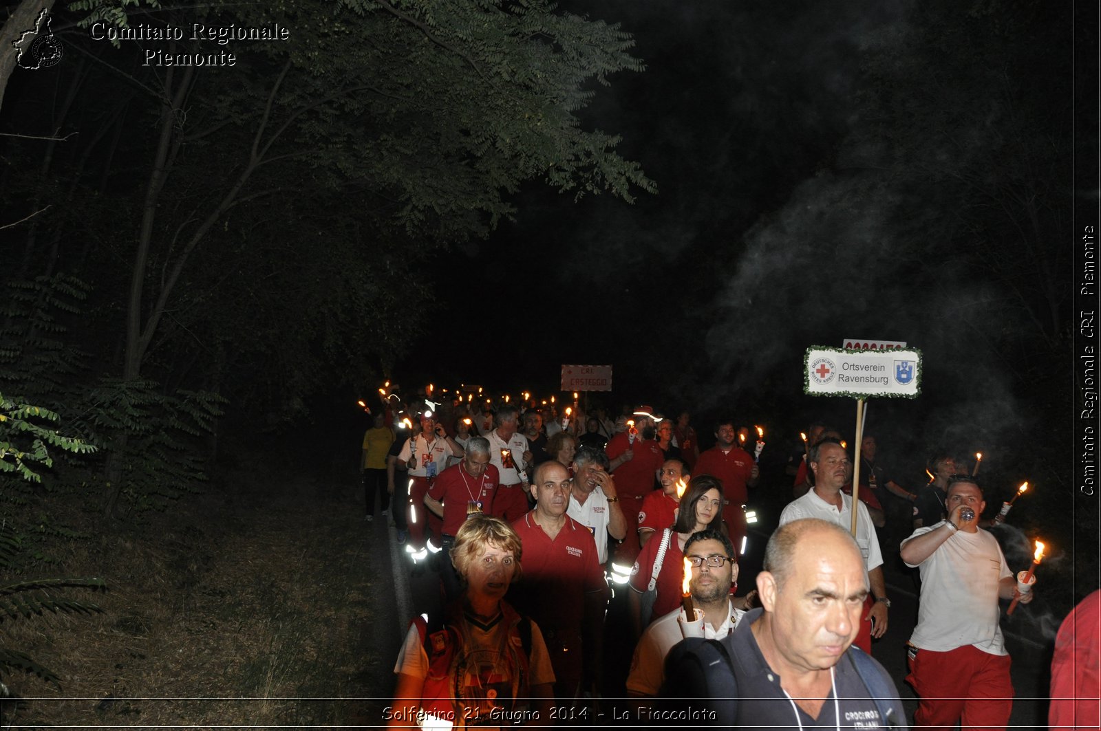 Solferino 21 iugno 2014 - La Fiaccolata - Croce Rossa Italiana - Comitato Regionale del Piemonte