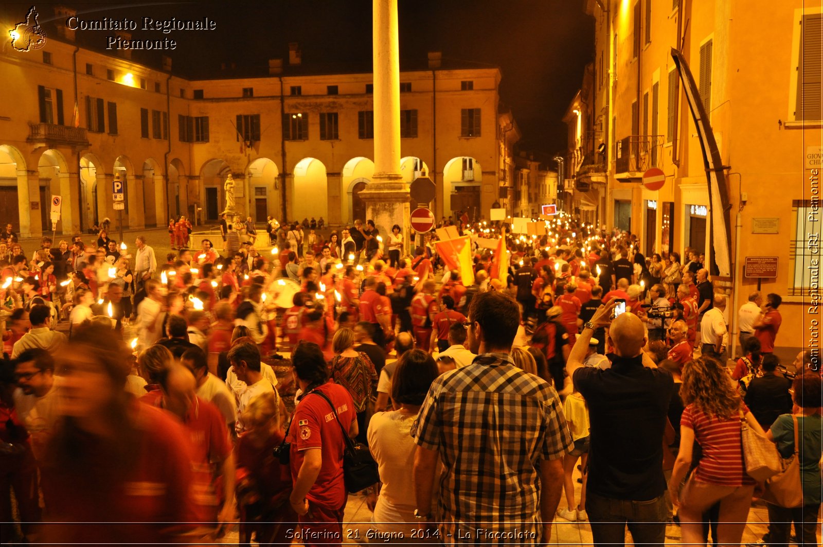 Solferino 21 iugno 2014 - La Fiaccolata - Croce Rossa Italiana - Comitato Regionale del Piemonte