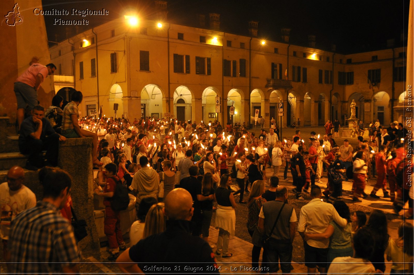 Solferino 21 iugno 2014 - La Fiaccolata - Croce Rossa Italiana - Comitato Regionale del Piemonte