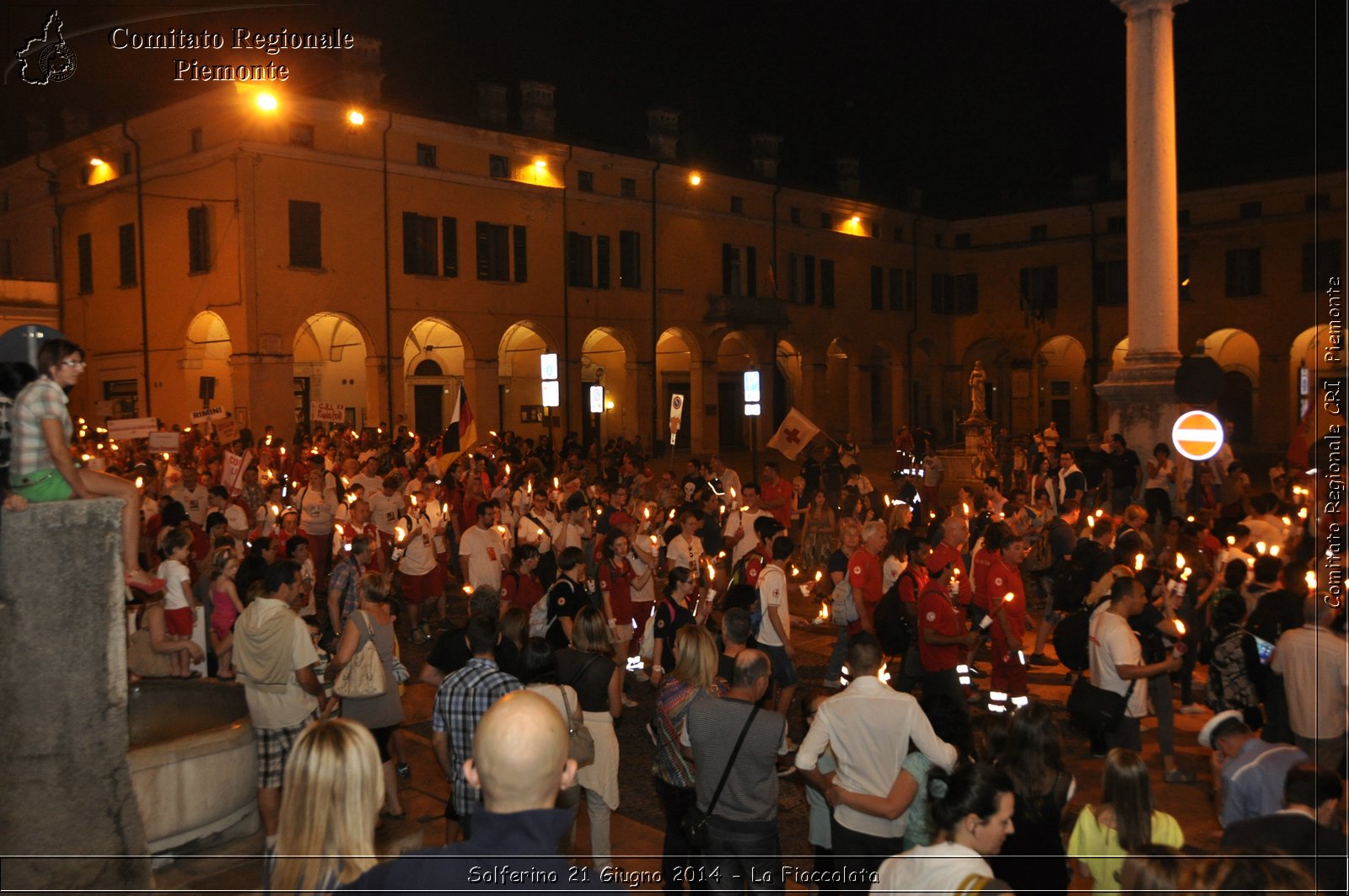 Solferino 21 iugno 2014 - La Fiaccolata - Croce Rossa Italiana - Comitato Regionale del Piemonte