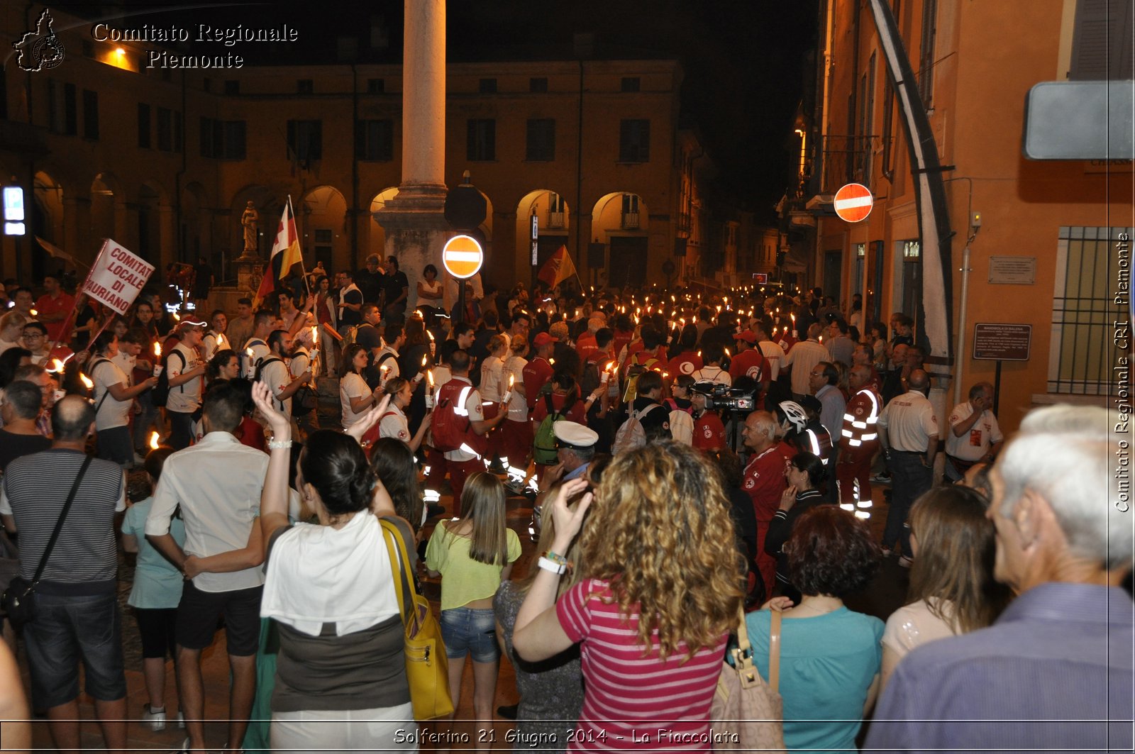 Solferino 21 iugno 2014 - La Fiaccolata - Croce Rossa Italiana - Comitato Regionale del Piemonte