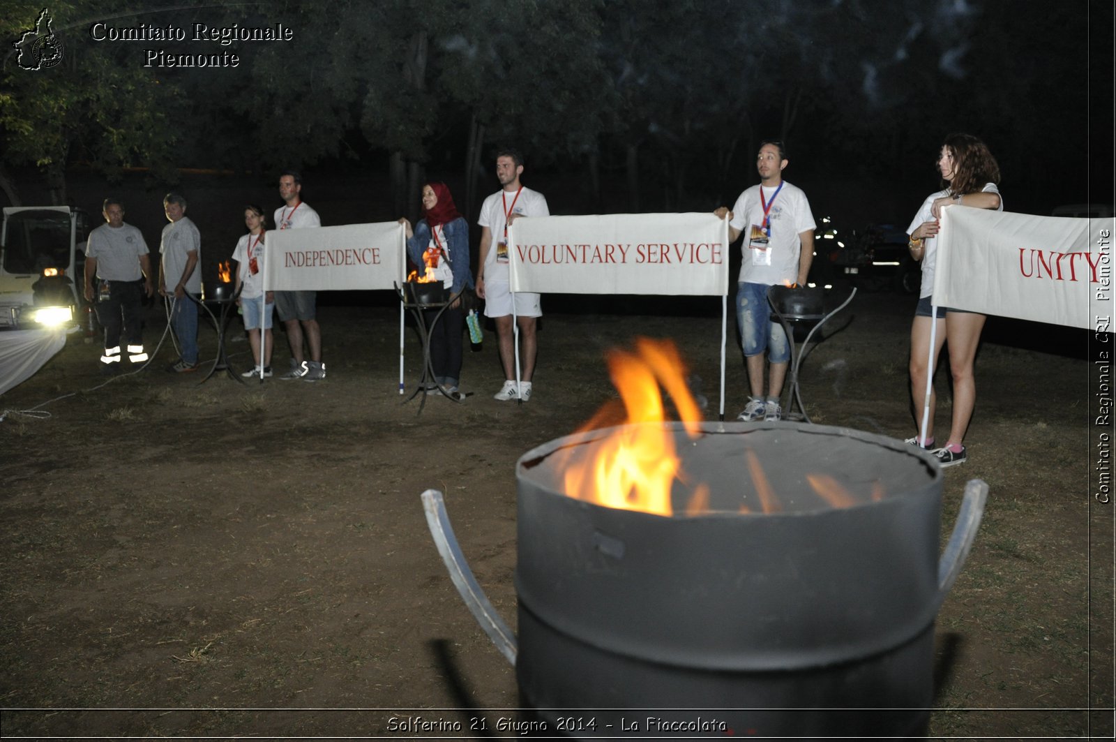 Solferino 21 iugno 2014 - La Fiaccolata - Croce Rossa Italiana - Comitato Regionale del Piemonte