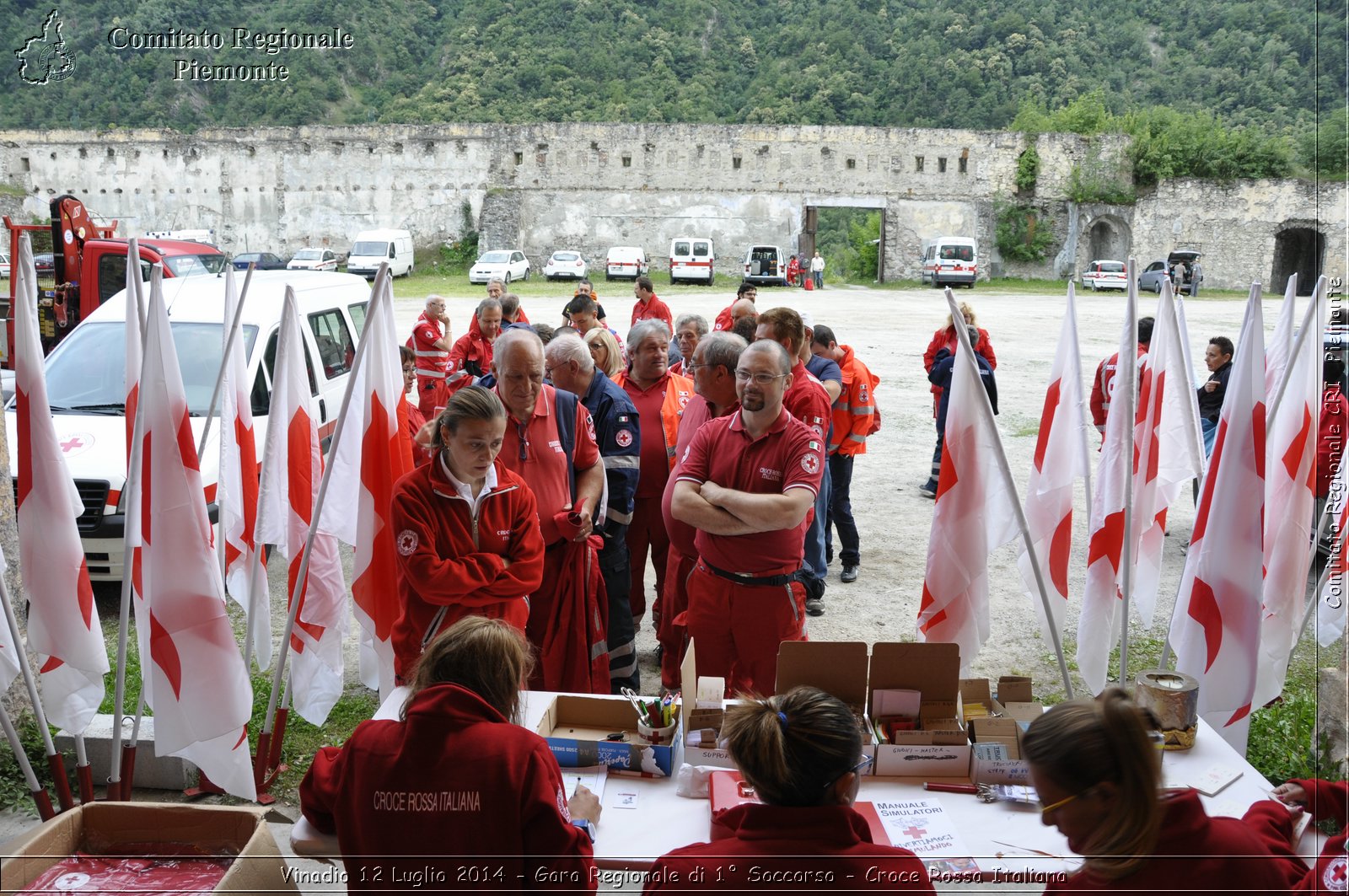 Vinadio 12 Luglio 2014 - Gara Regionale di 1 Soccorso - Croce Rossa Italiana- Comitato Regionale del Piemonte