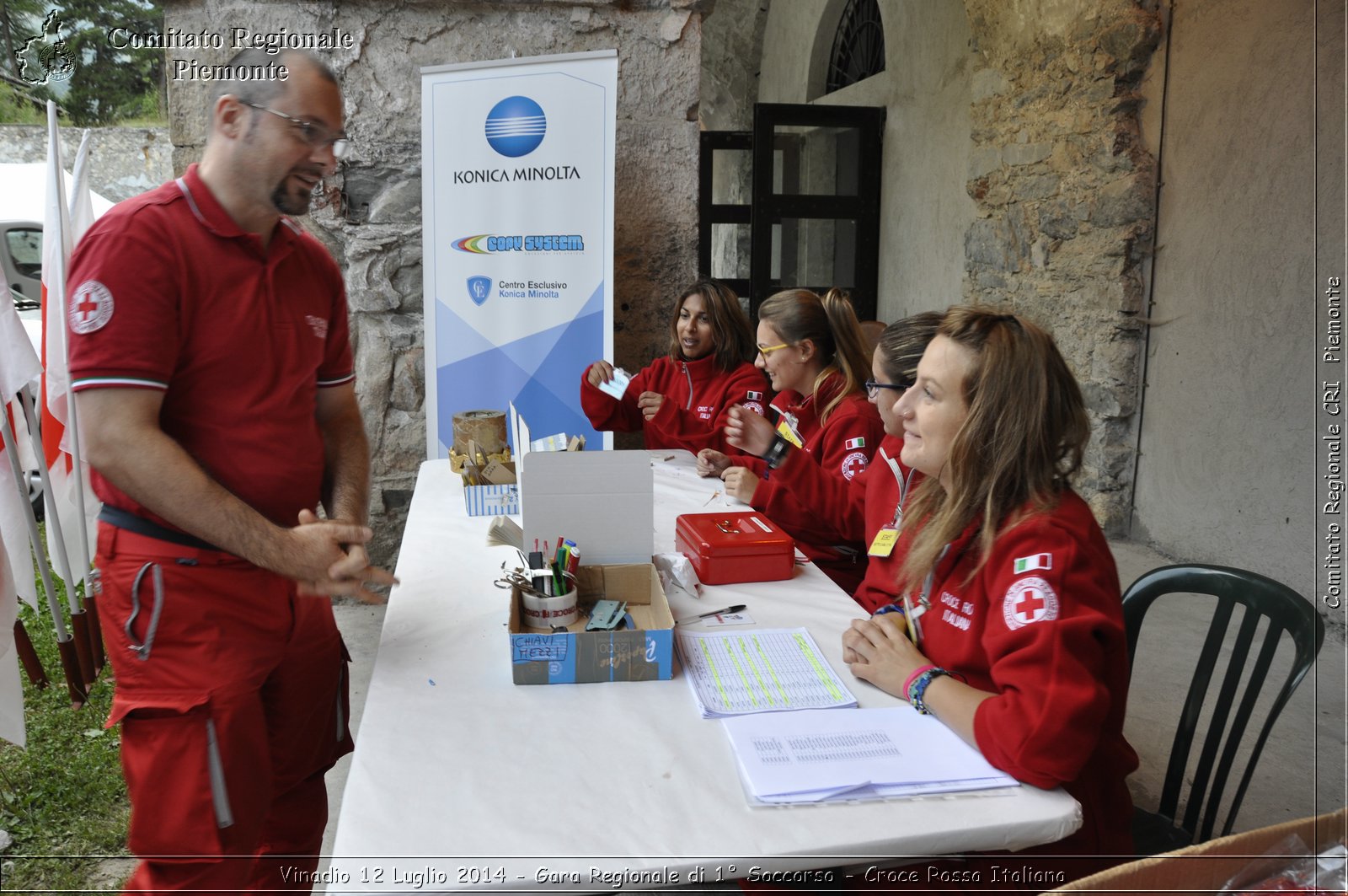 Vinadio 12 Luglio 2014 - Gara Regionale di 1 Soccorso - Croce Rossa Italiana- Comitato Regionale del Piemonte