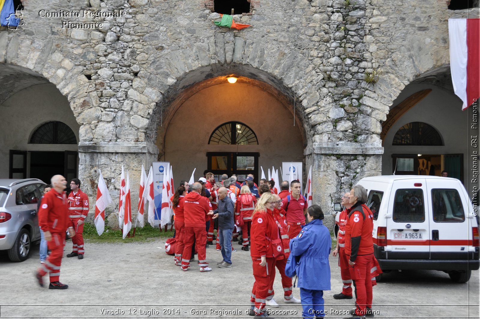 Vinadio 12 Luglio 2014 - Gara Regionale di 1 Soccorso - Croce Rossa Italiana- Comitato Regionale del Piemonte