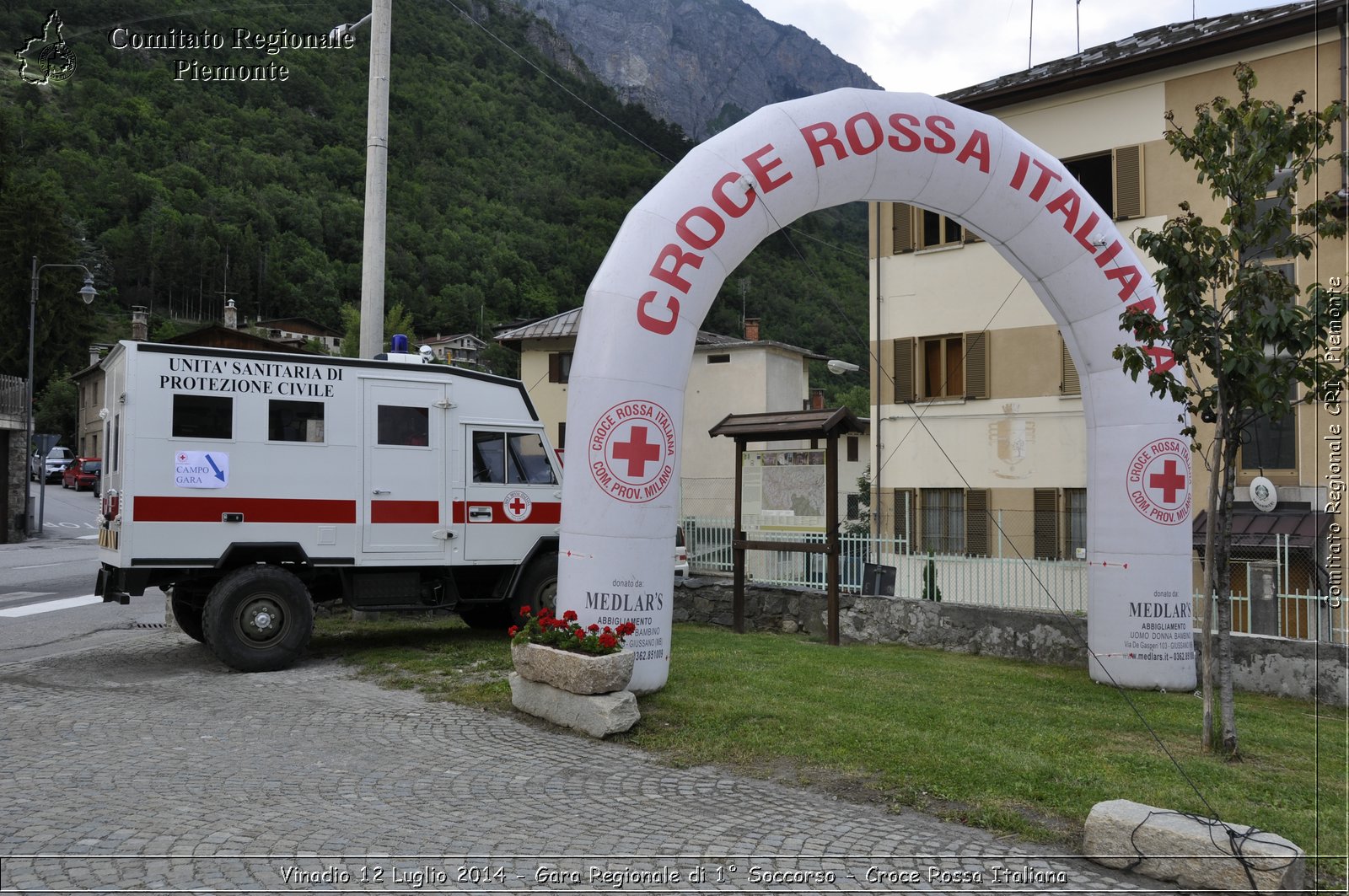 Vinadio 12 Luglio 2014 - Gara Regionale di 1 Soccorso - Croce Rossa Italiana- Comitato Regionale del Piemonte