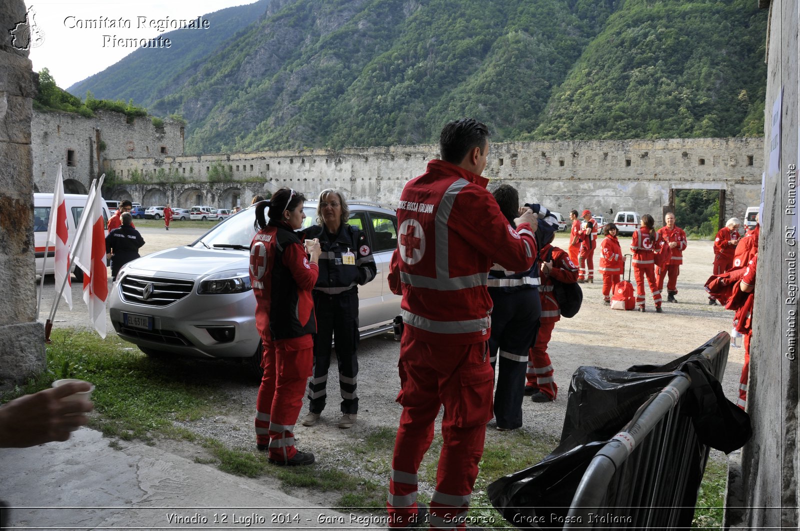 Vinadio 12 Luglio 2014 - Gara Regionale di 1 Soccorso - Croce Rossa Italiana- Comitato Regionale del Piemonte