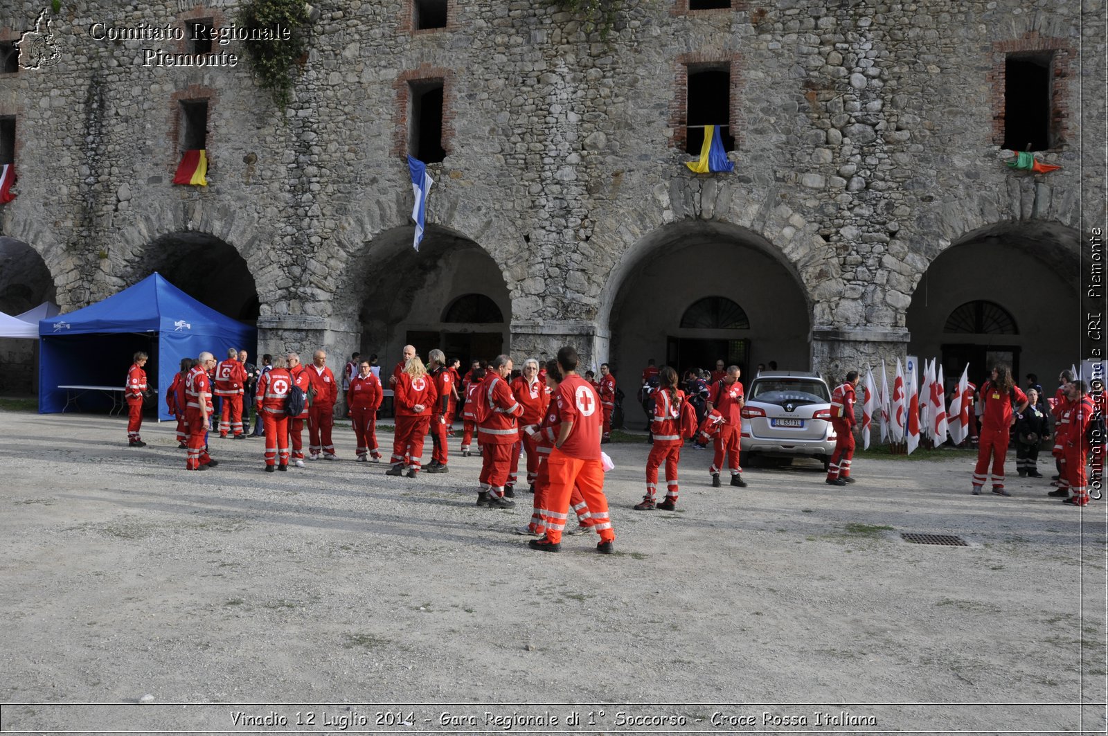 Vinadio 12 Luglio 2014 - Gara Regionale di 1 Soccorso - Croce Rossa Italiana- Comitato Regionale del Piemonte