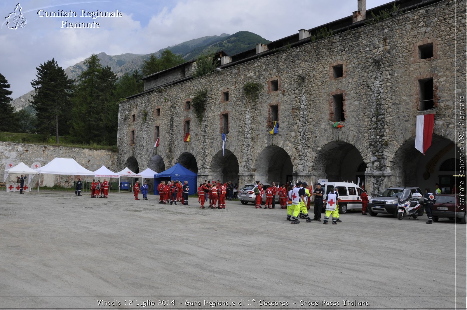 Vinadio 12 Luglio 2014 - Gara Regionale di 1 Soccorso - Croce Rossa Italiana- Comitato Regionale del Piemonte