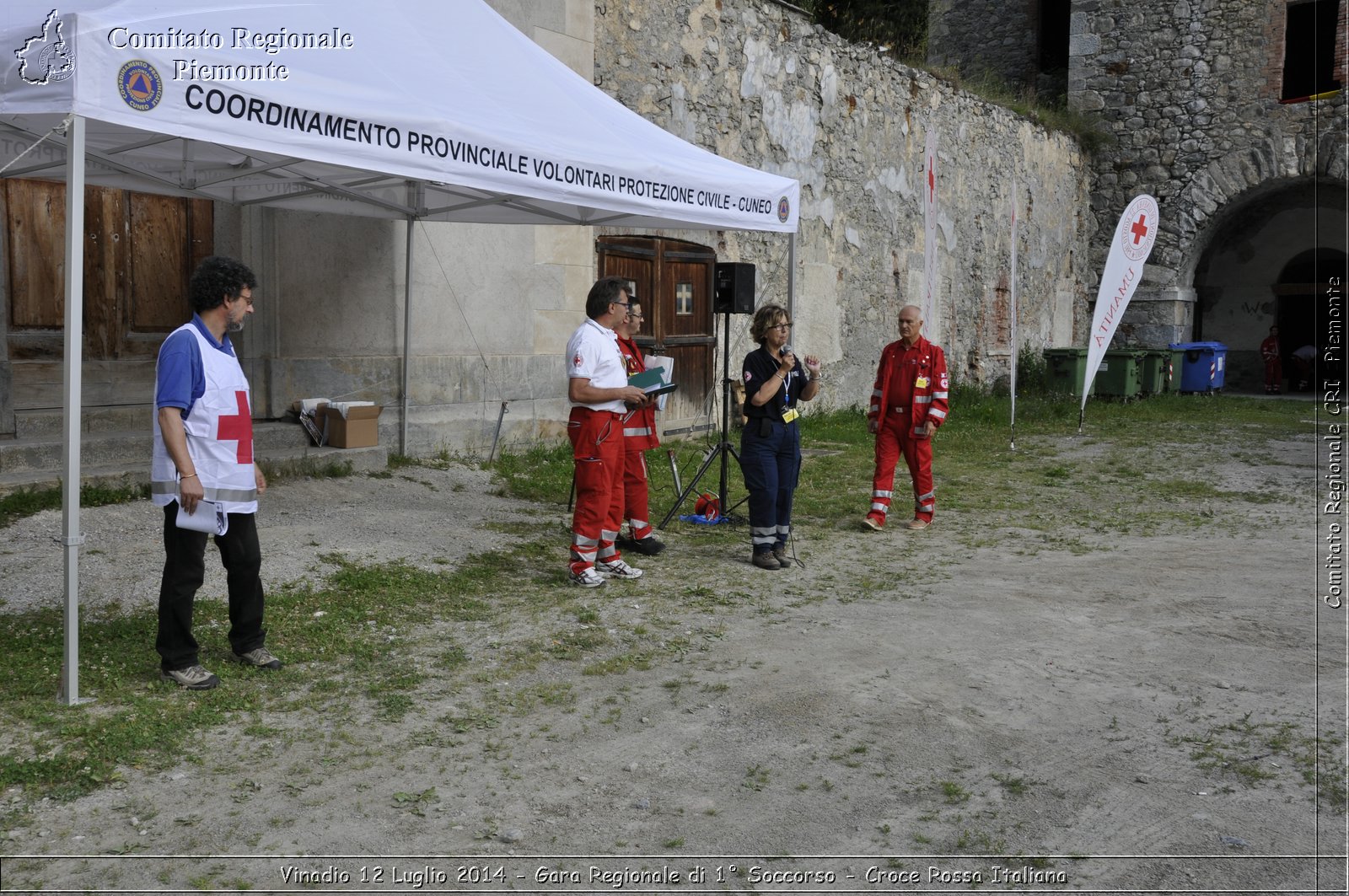 Vinadio 12 Luglio 2014 - Gara Regionale di 1 Soccorso - Croce Rossa Italiana- Comitato Regionale del Piemonte