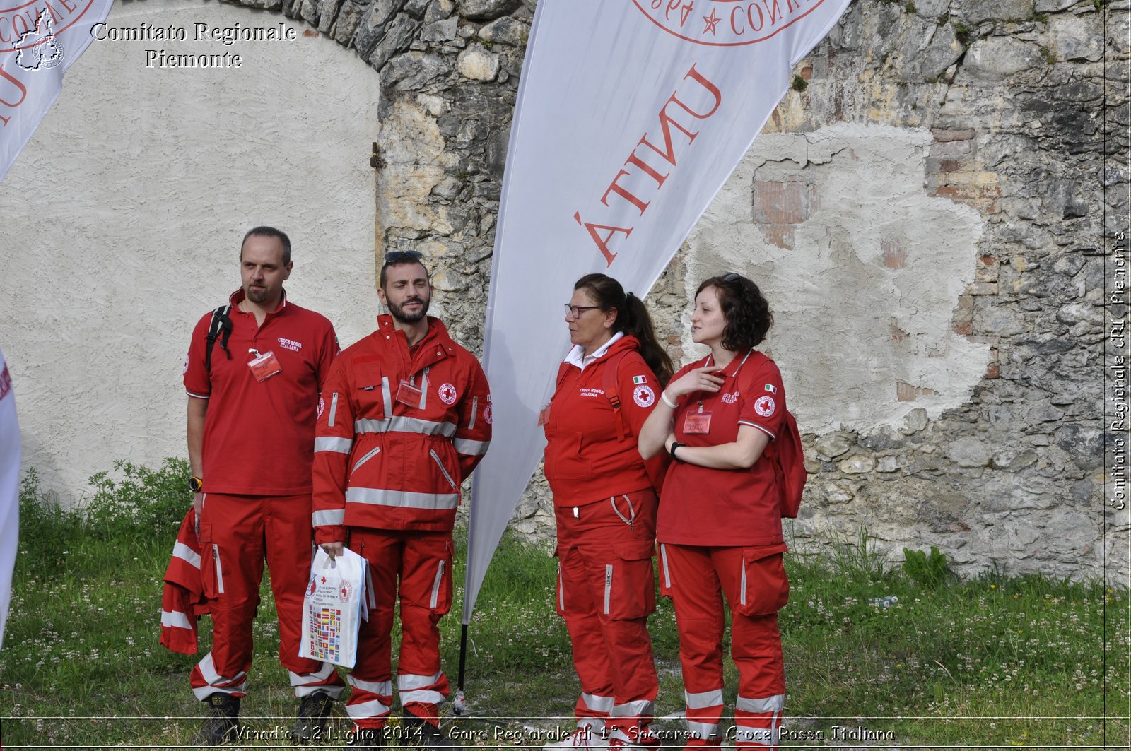 Vinadio 12 Luglio 2014 - Gara Regionale di 1 Soccorso - Croce Rossa Italiana- Comitato Regionale del Piemonte