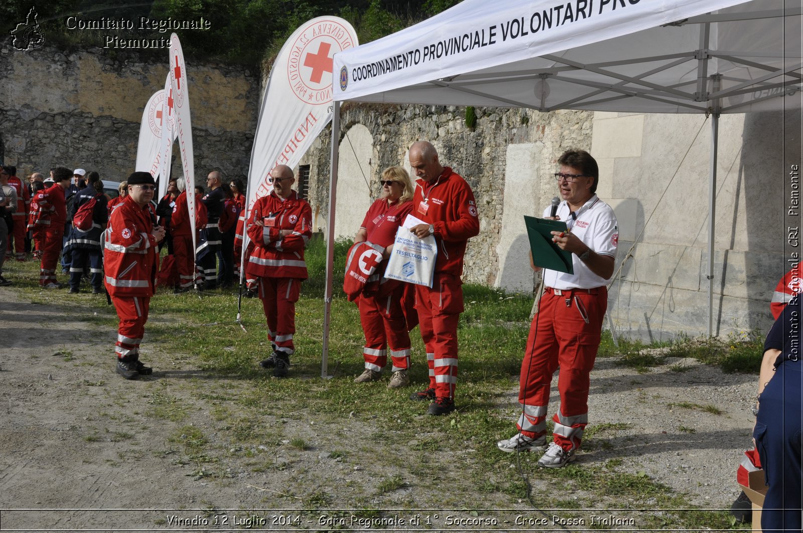 Vinadio 12 Luglio 2014 - Gara Regionale di 1 Soccorso - Croce Rossa Italiana- Comitato Regionale del Piemonte