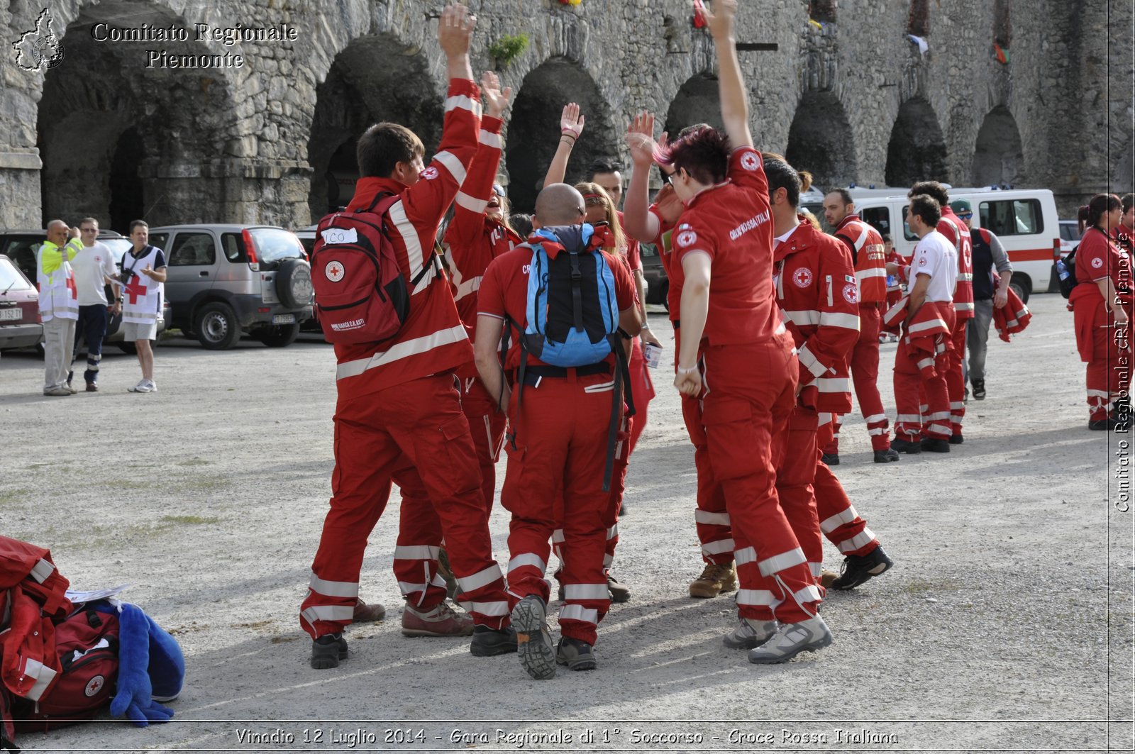 Vinadio 12 Luglio 2014 - Gara Regionale di 1 Soccorso - Croce Rossa Italiana- Comitato Regionale del Piemonte