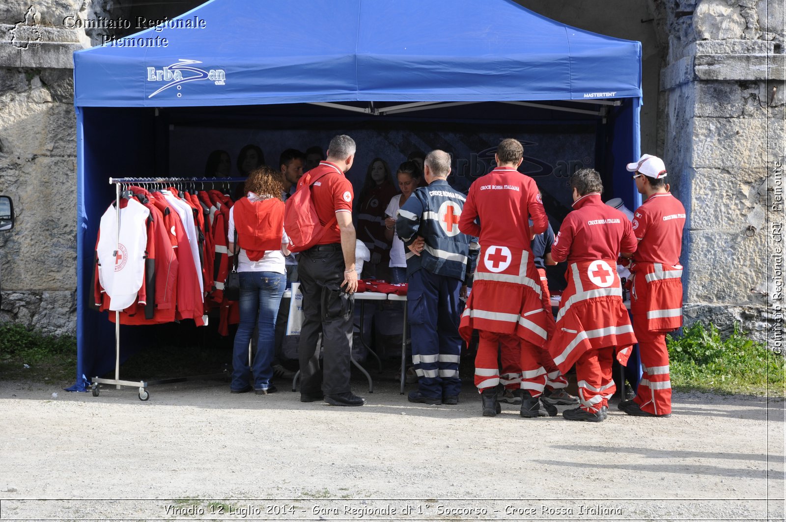 Vinadio 12 Luglio 2014 - Gara Regionale di 1 Soccorso - Croce Rossa Italiana- Comitato Regionale del Piemonte