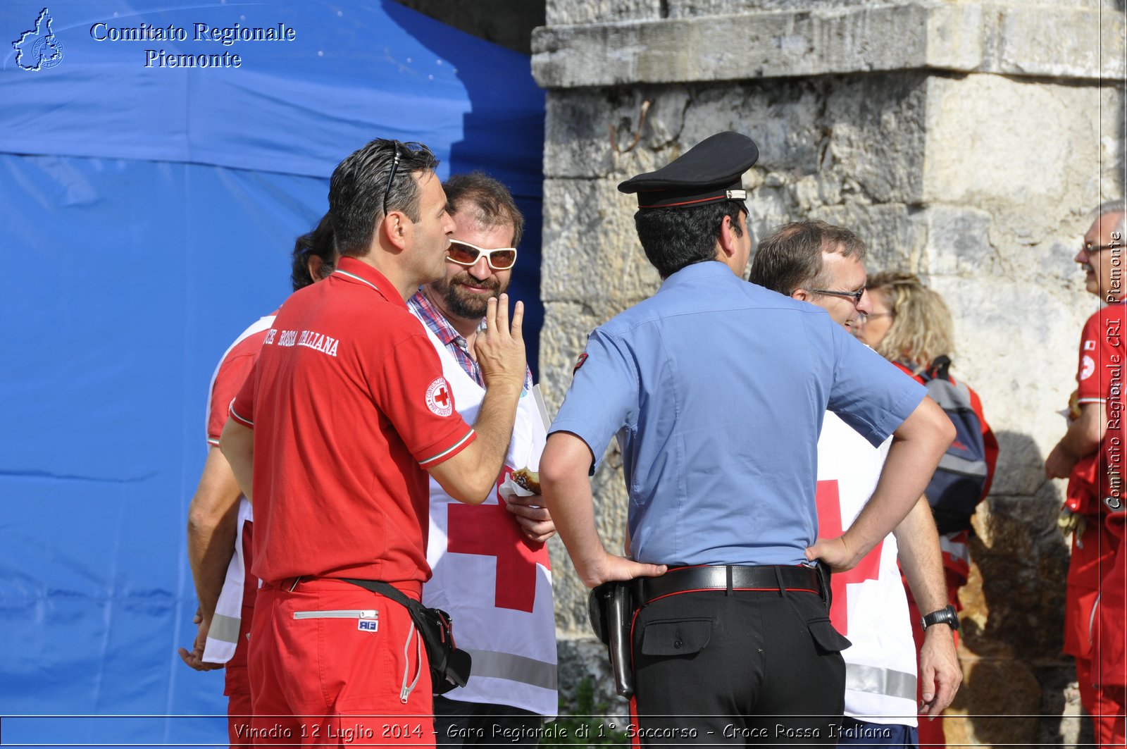 Vinadio 12 Luglio 2014 - Gara Regionale di 1 Soccorso - Croce Rossa Italiana- Comitato Regionale del Piemonte