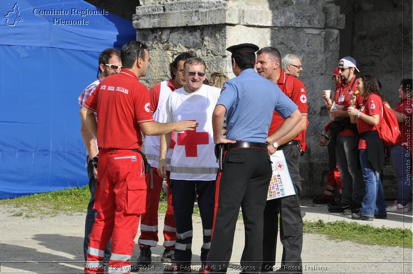 Vinadio 12 Luglio 2014 - Gara Regionale di 1 Soccorso - Croce Rossa Italiana- Comitato Regionale del Piemonte