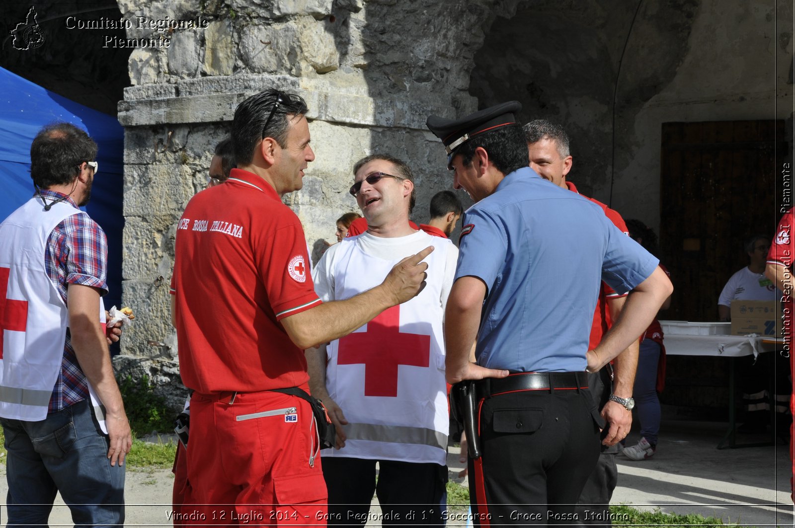 Vinadio 12 Luglio 2014 - Gara Regionale di 1 Soccorso - Croce Rossa Italiana- Comitato Regionale del Piemonte