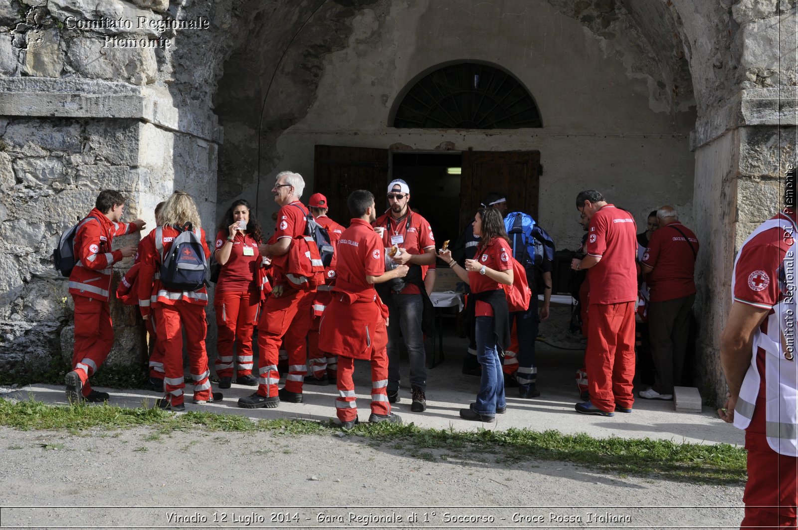 Vinadio 12 Luglio 2014 - Gara Regionale di 1 Soccorso - Croce Rossa Italiana- Comitato Regionale del Piemonte