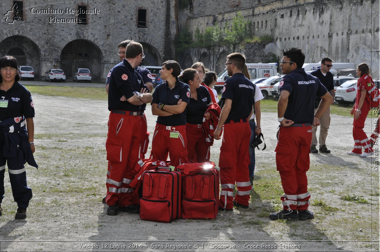 Vinadio 12 Luglio 2014 - Gara Regionale di 1 Soccorso - Croce Rossa Italiana- Comitato Regionale del Piemonte