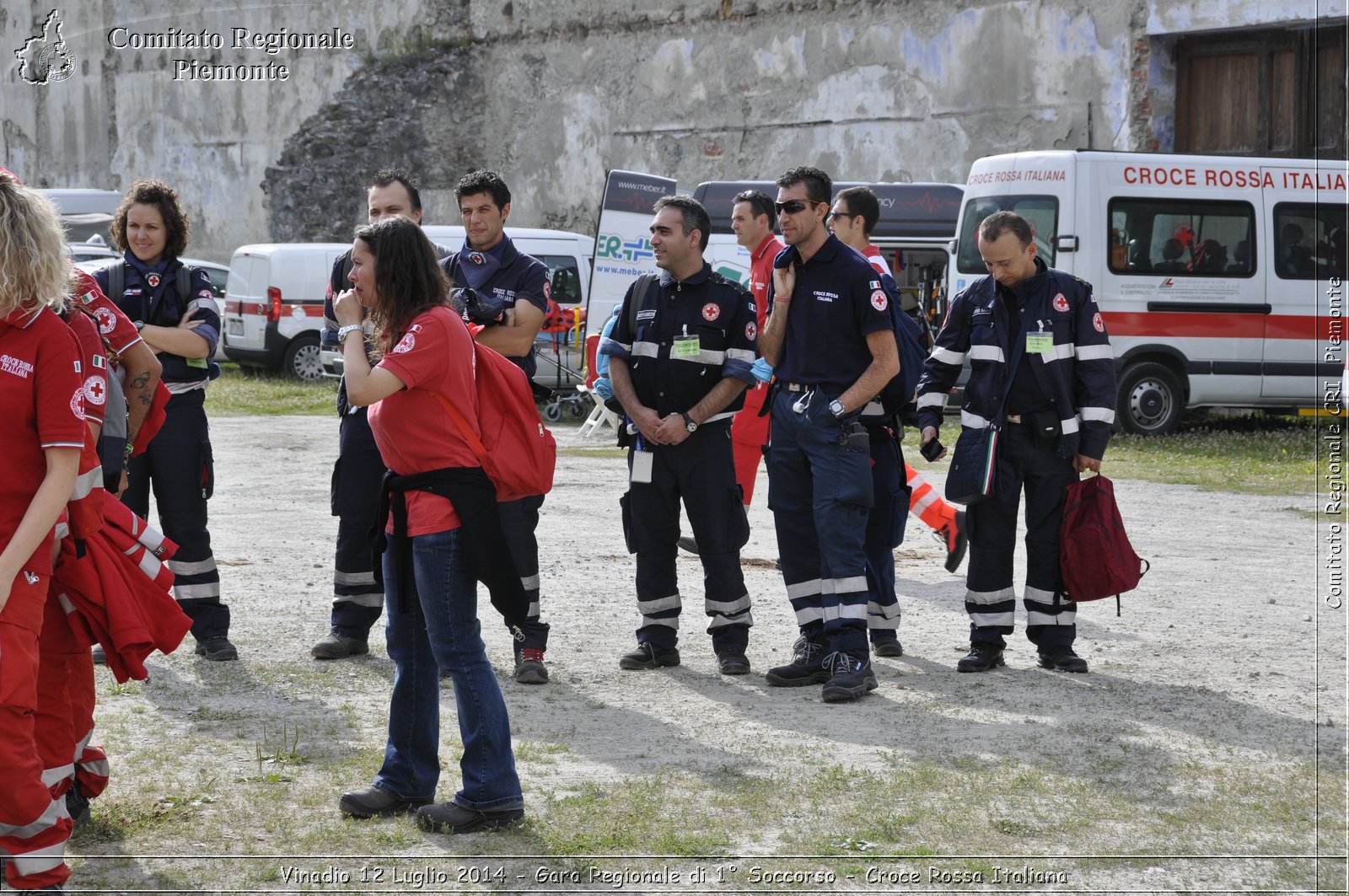 Vinadio 12 Luglio 2014 - Gara Regionale di 1 Soccorso - Croce Rossa Italiana- Comitato Regionale del Piemonte