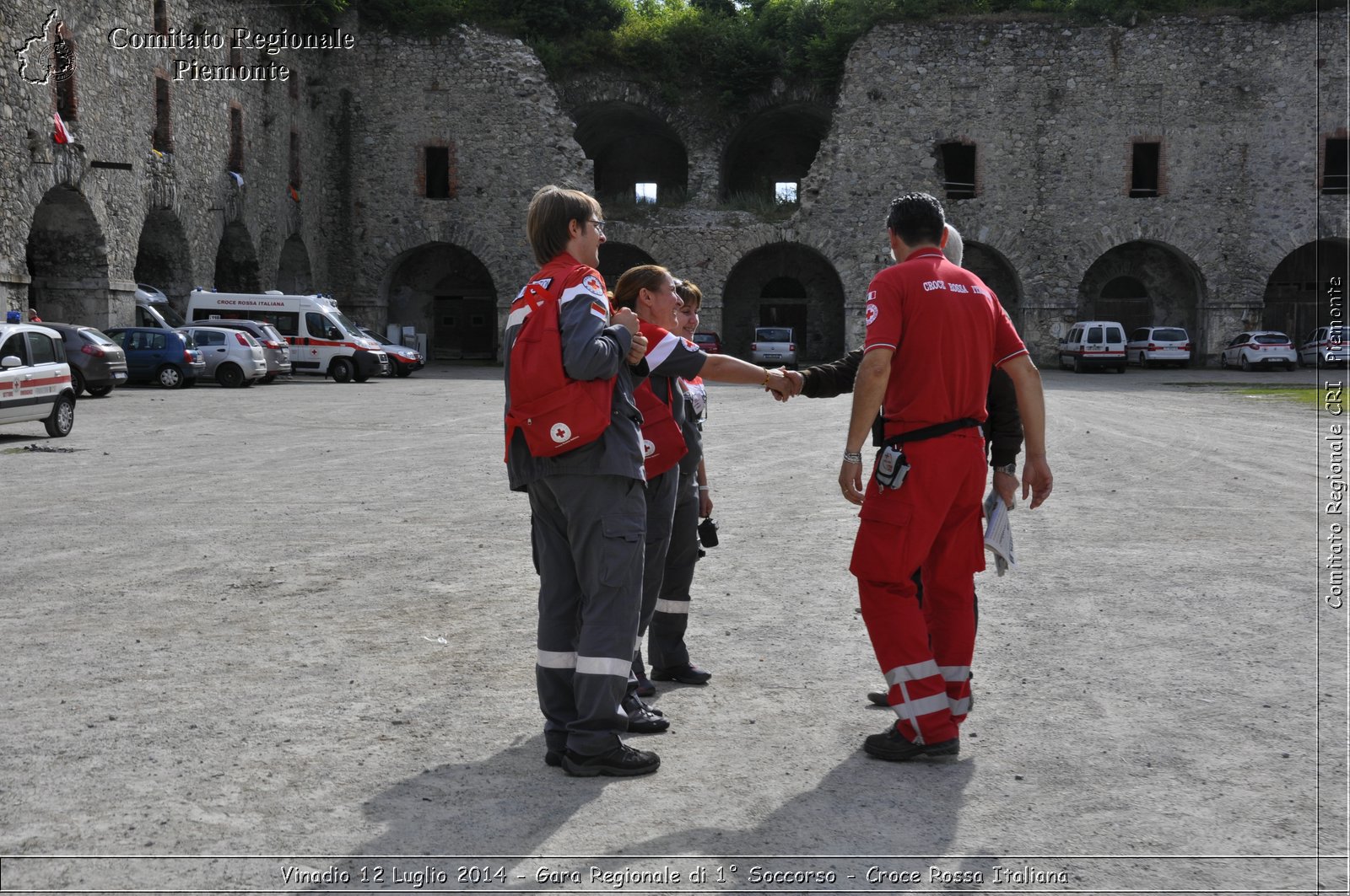 Vinadio 12 Luglio 2014 - Gara Regionale di 1 Soccorso - Croce Rossa Italiana- Comitato Regionale del Piemonte