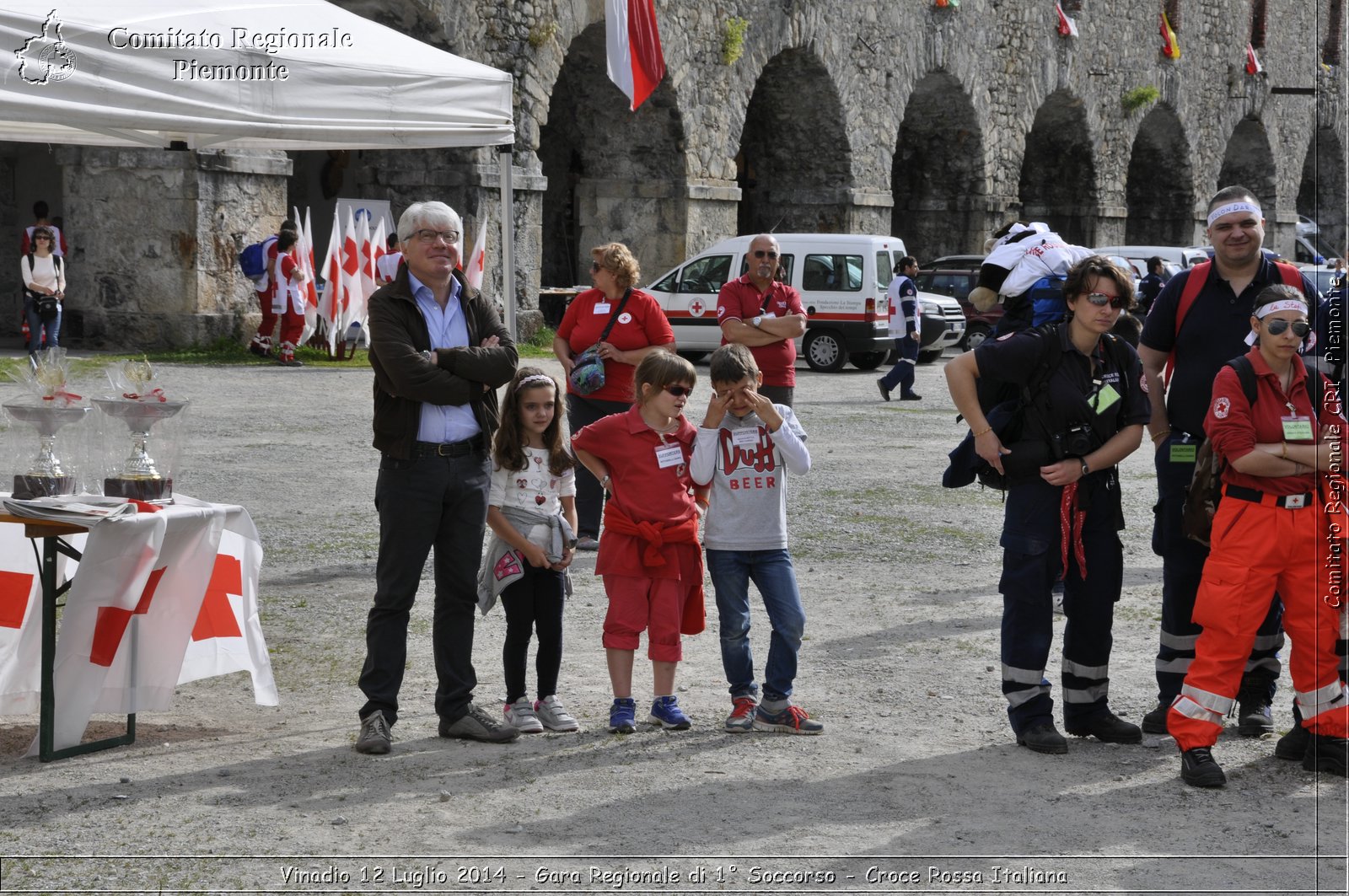 Vinadio 12 Luglio 2014 - Gara Regionale di 1 Soccorso - Croce Rossa Italiana- Comitato Regionale del Piemonte