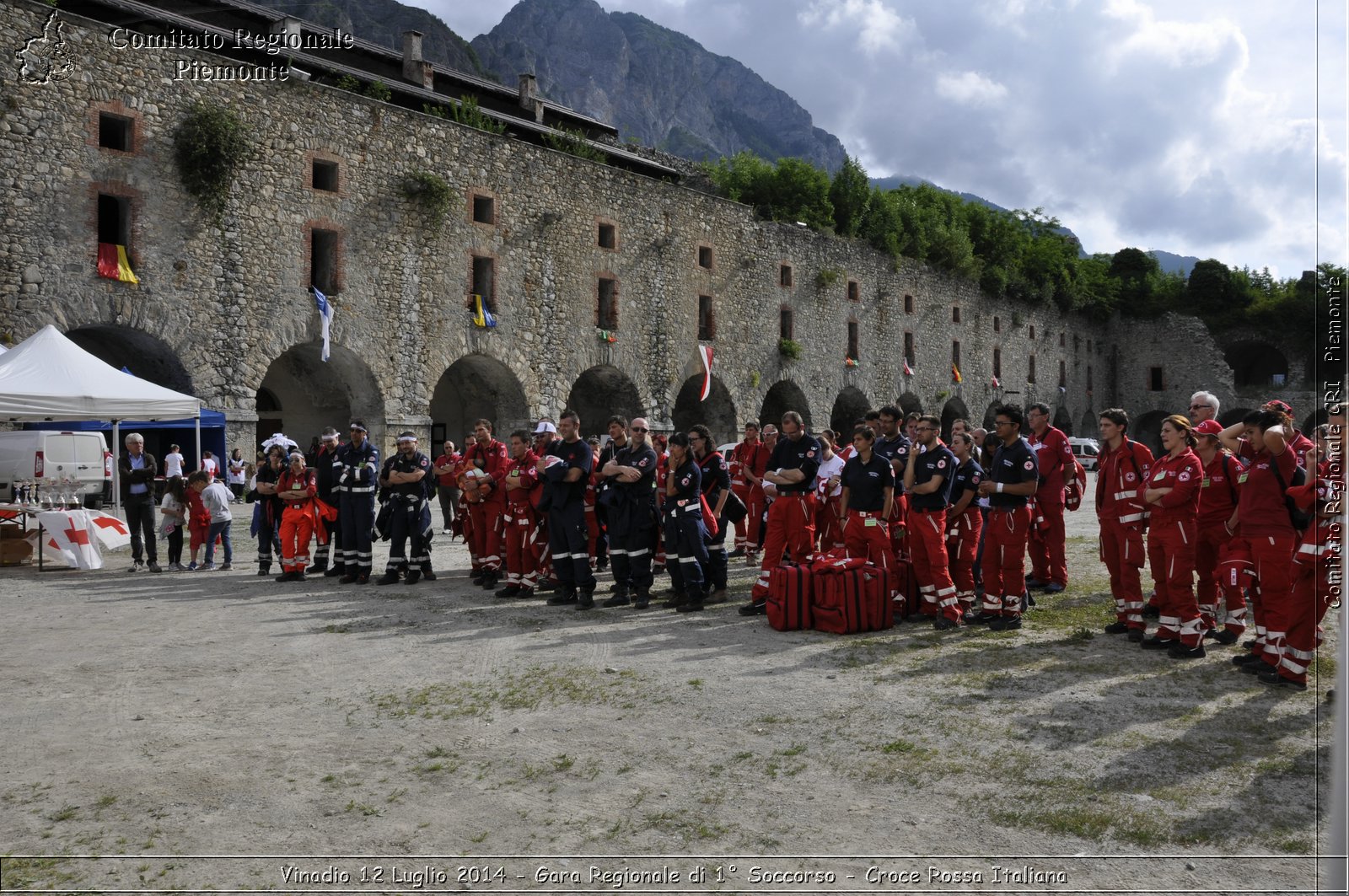 Vinadio 12 Luglio 2014 - Gara Regionale di 1 Soccorso - Croce Rossa Italiana- Comitato Regionale del Piemonte