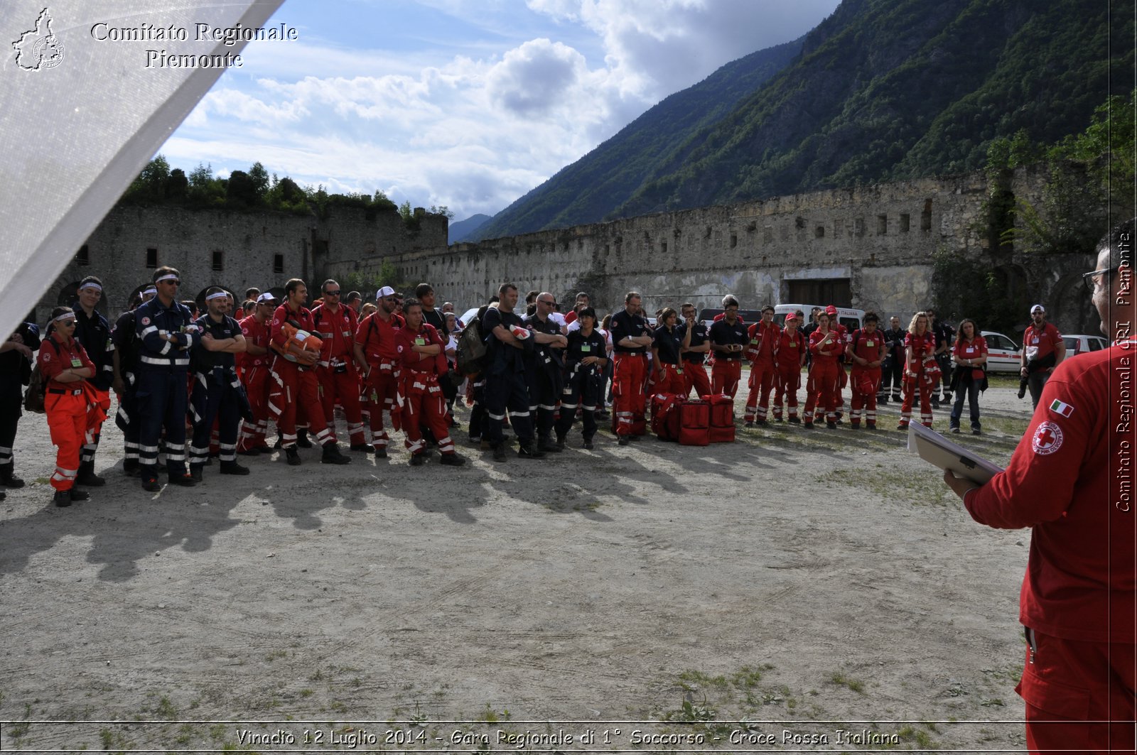 Vinadio 12 Luglio 2014 - Gara Regionale di 1 Soccorso - Croce Rossa Italiana- Comitato Regionale del Piemonte