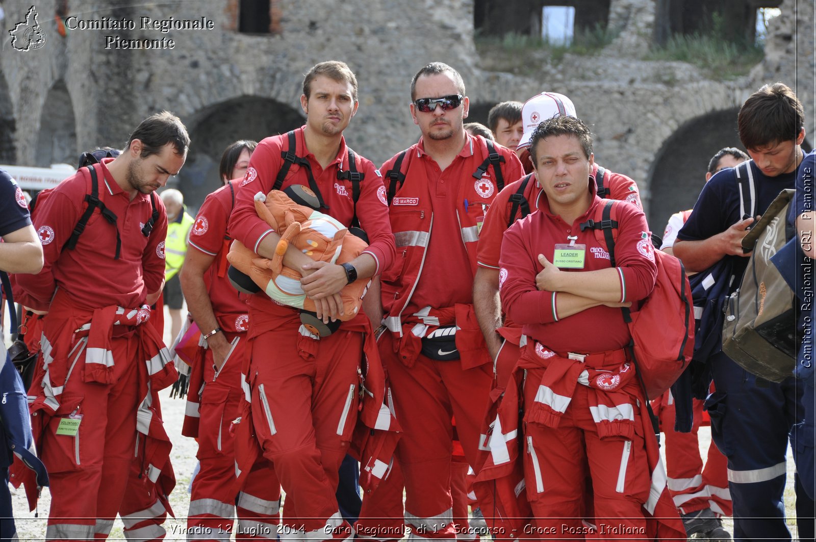 Vinadio 12 Luglio 2014 - Gara Regionale di 1 Soccorso - Croce Rossa Italiana- Comitato Regionale del Piemonte