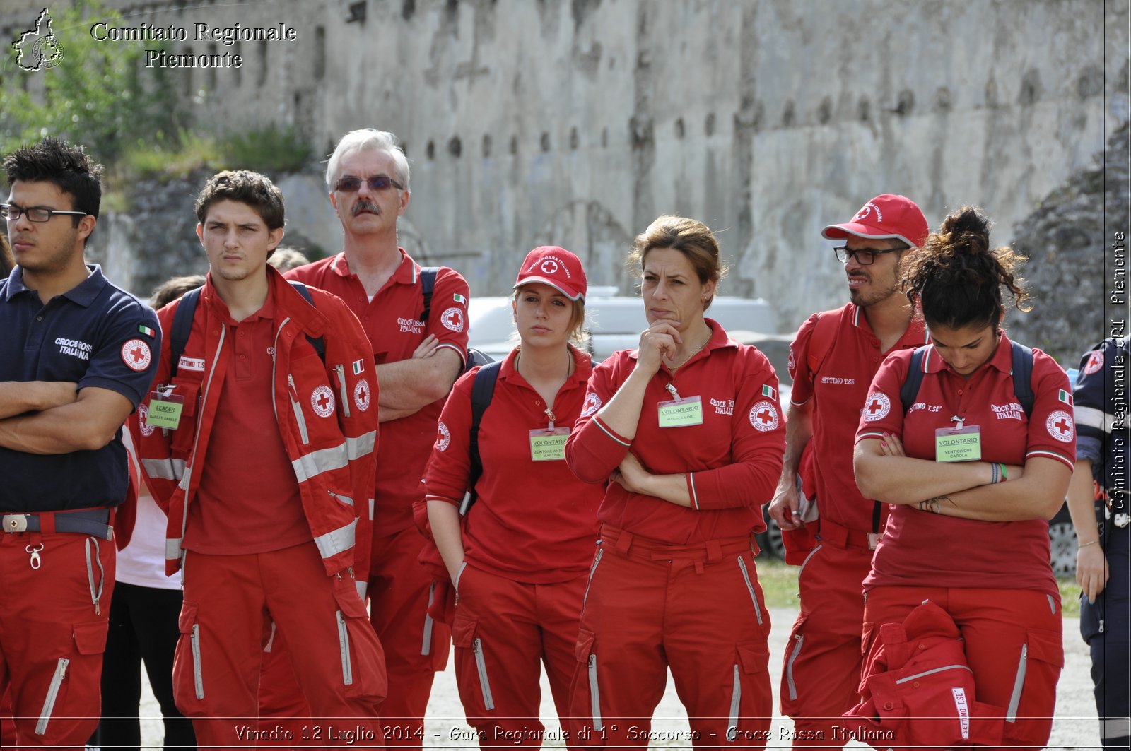 Vinadio 12 Luglio 2014 - Gara Regionale di 1 Soccorso - Croce Rossa Italiana- Comitato Regionale del Piemonte