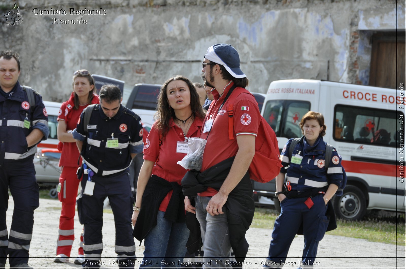 Vinadio 12 Luglio 2014 - Gara Regionale di 1 Soccorso - Croce Rossa Italiana- Comitato Regionale del Piemonte