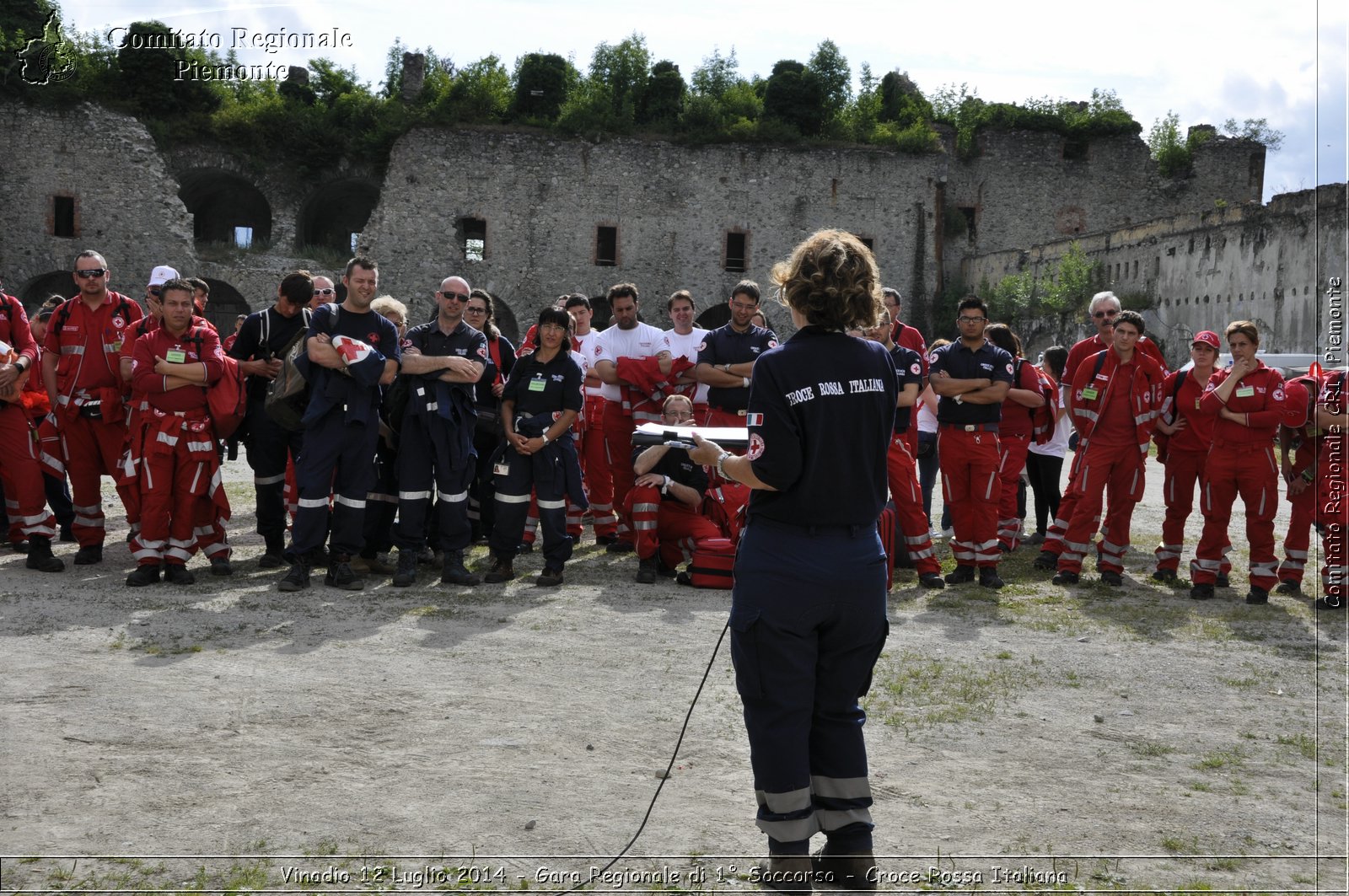 Vinadio 12 Luglio 2014 - Gara Regionale di 1 Soccorso - Croce Rossa Italiana- Comitato Regionale del Piemonte