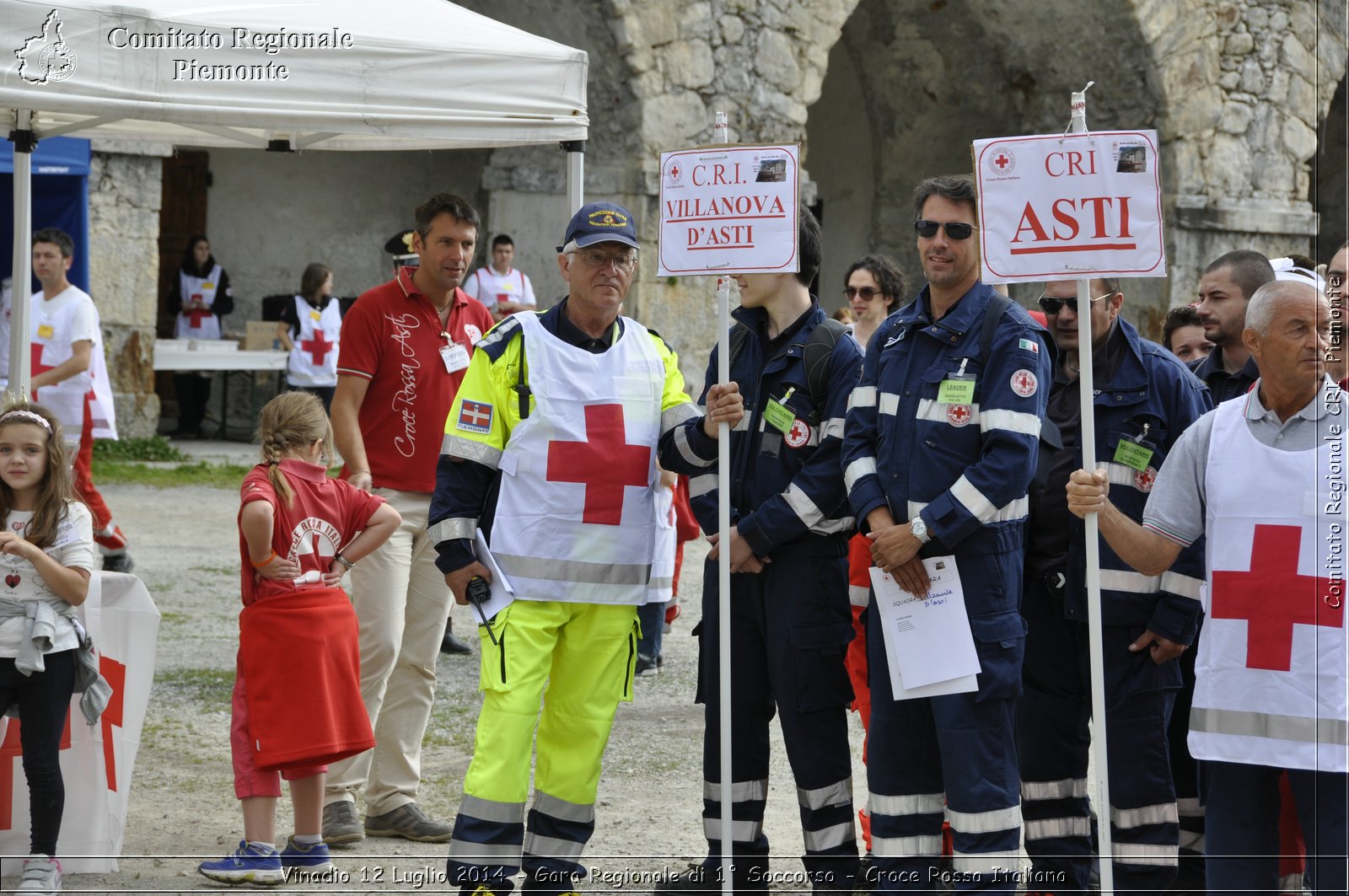 Vinadio 12 Luglio 2014 - Gara Regionale di 1 Soccorso - Croce Rossa Italiana- Comitato Regionale del Piemonte