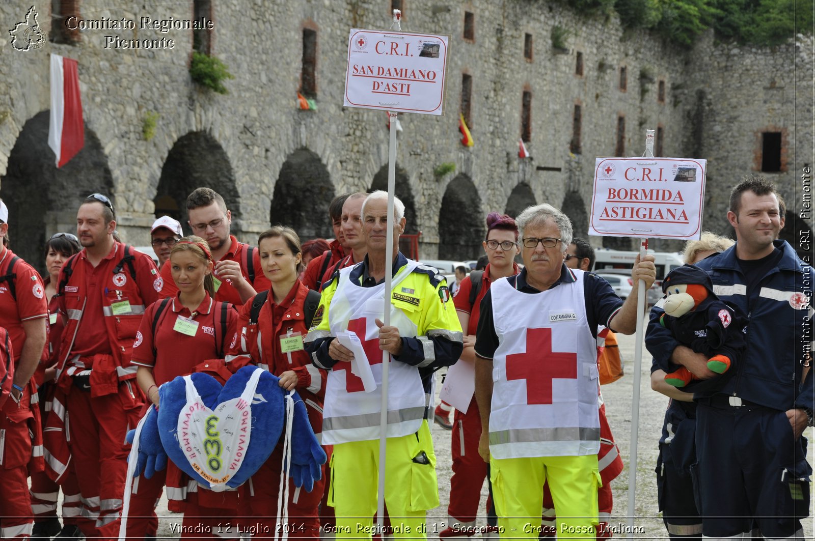 Vinadio 12 Luglio 2014 - Gara Regionale di 1 Soccorso - Croce Rossa Italiana- Comitato Regionale del Piemonte