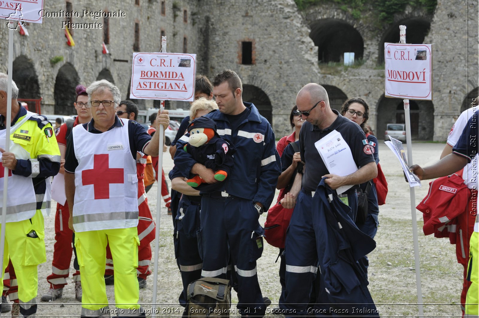 Vinadio 12 Luglio 2014 - Gara Regionale di 1 Soccorso - Croce Rossa Italiana- Comitato Regionale del Piemonte