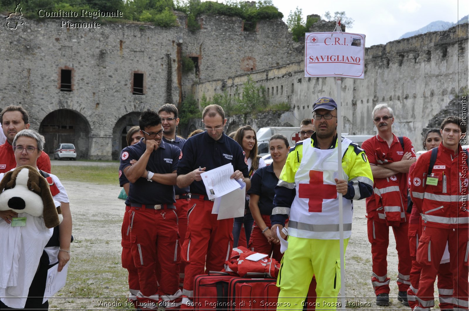 Vinadio 12 Luglio 2014 - Gara Regionale di 1 Soccorso - Croce Rossa Italiana- Comitato Regionale del Piemonte