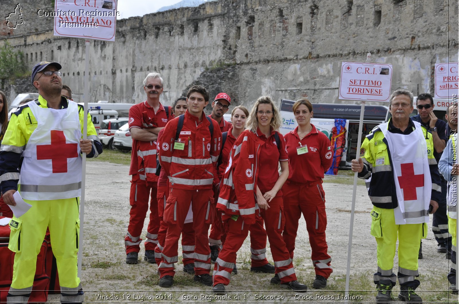 Vinadio 12 Luglio 2014 - Gara Regionale di 1 Soccorso - Croce Rossa Italiana- Comitato Regionale del Piemonte