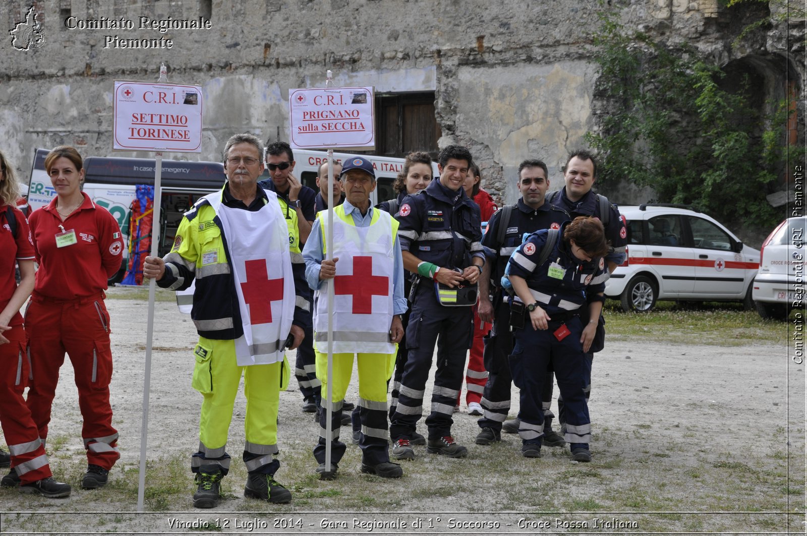 Vinadio 12 Luglio 2014 - Gara Regionale di 1 Soccorso - Croce Rossa Italiana- Comitato Regionale del Piemonte